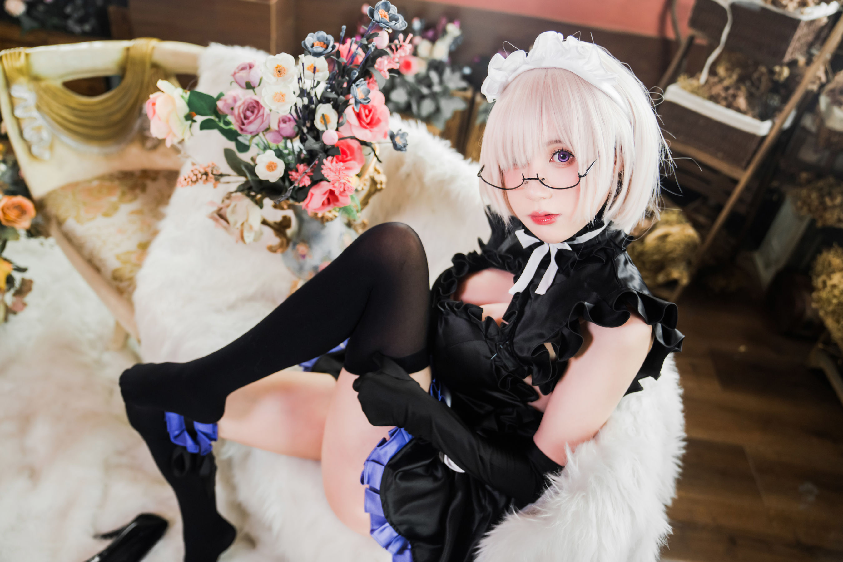 [福利COS] 西园寺南歌写真 - 玛修女仆