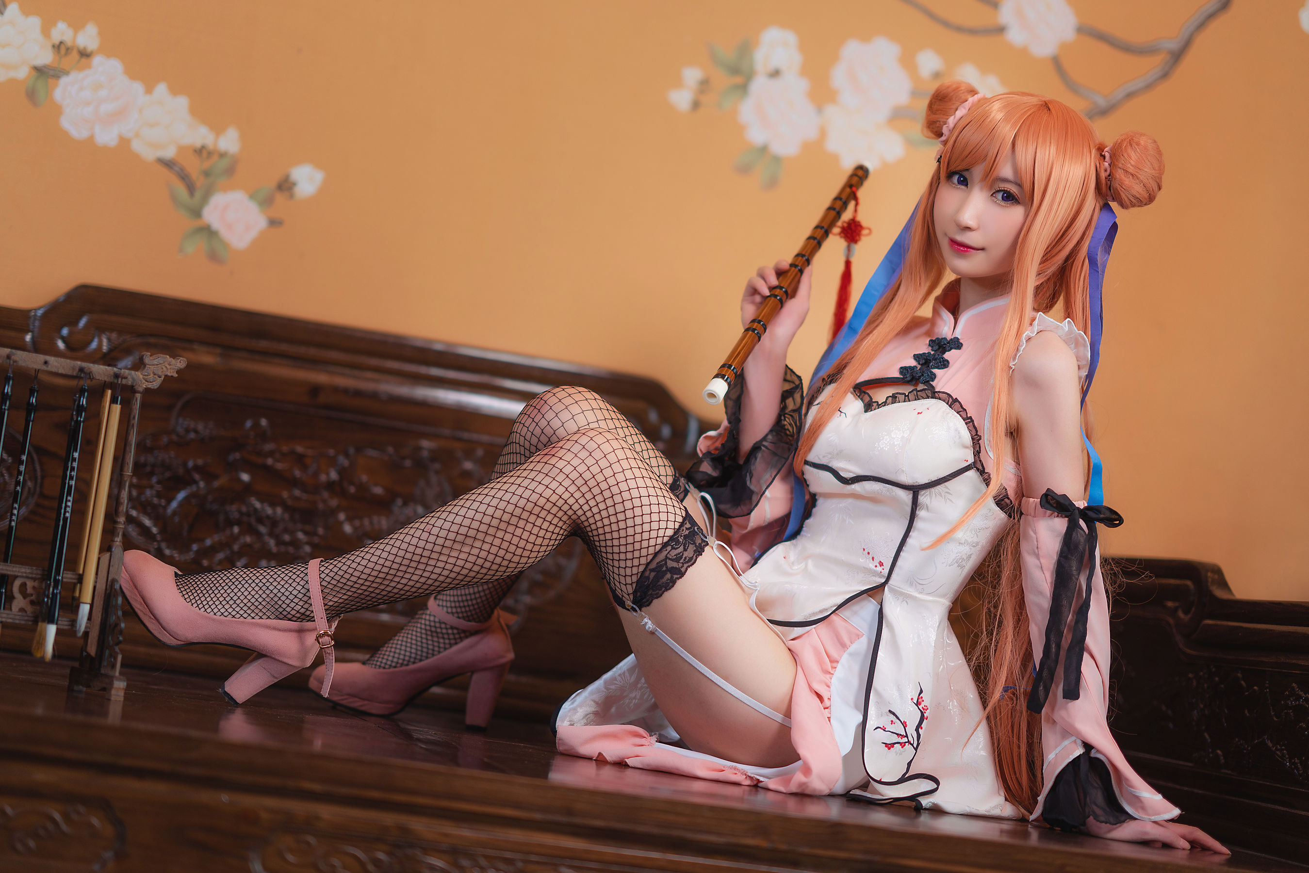 [福利COS] 贝儿酱Miki - 春梅COS