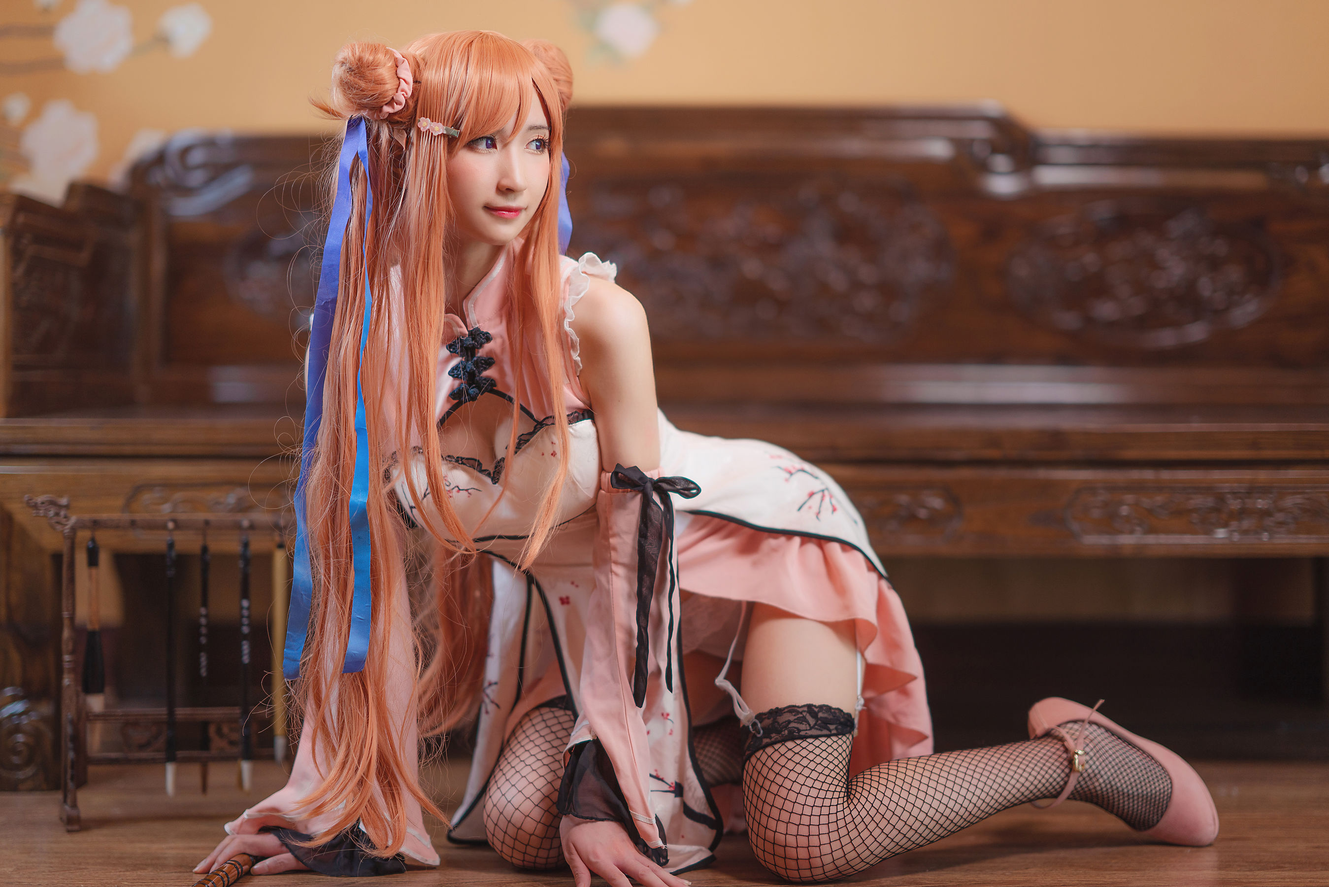 [福利COS] 贝儿酱Miki - 春梅COS