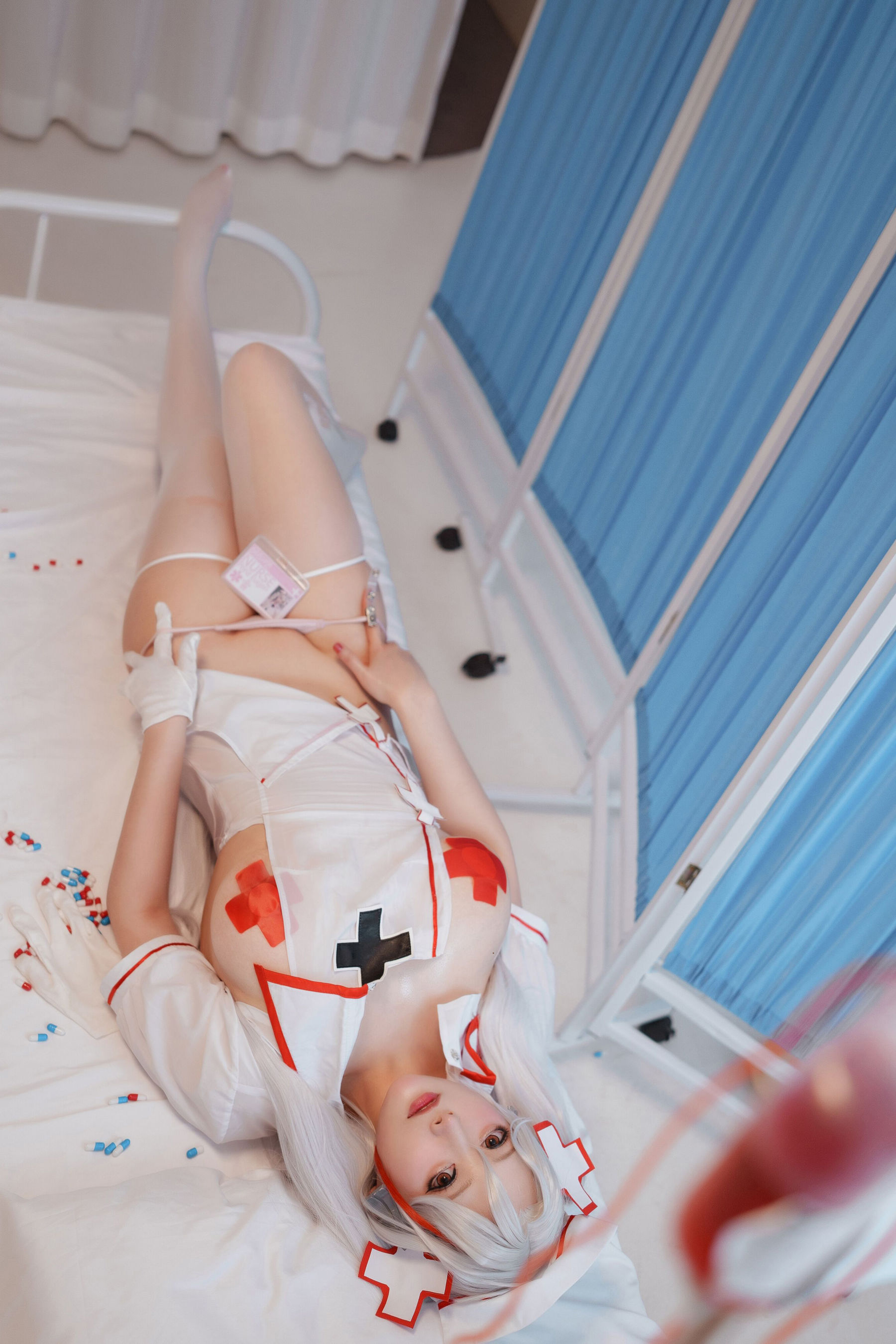 [福利COS] 高颜值coser念念_D - 欧根护士