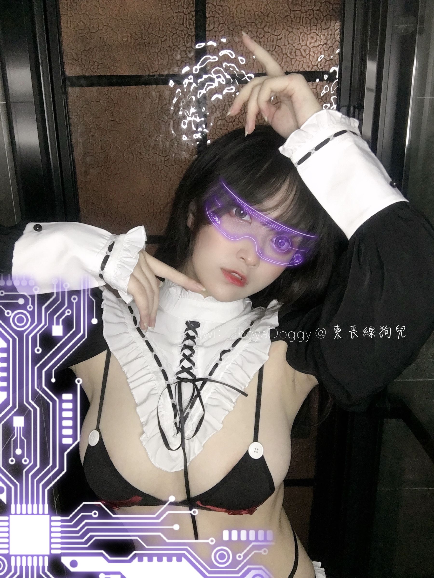 [福利COS] 黑白无相 - 柬丧線狗兒