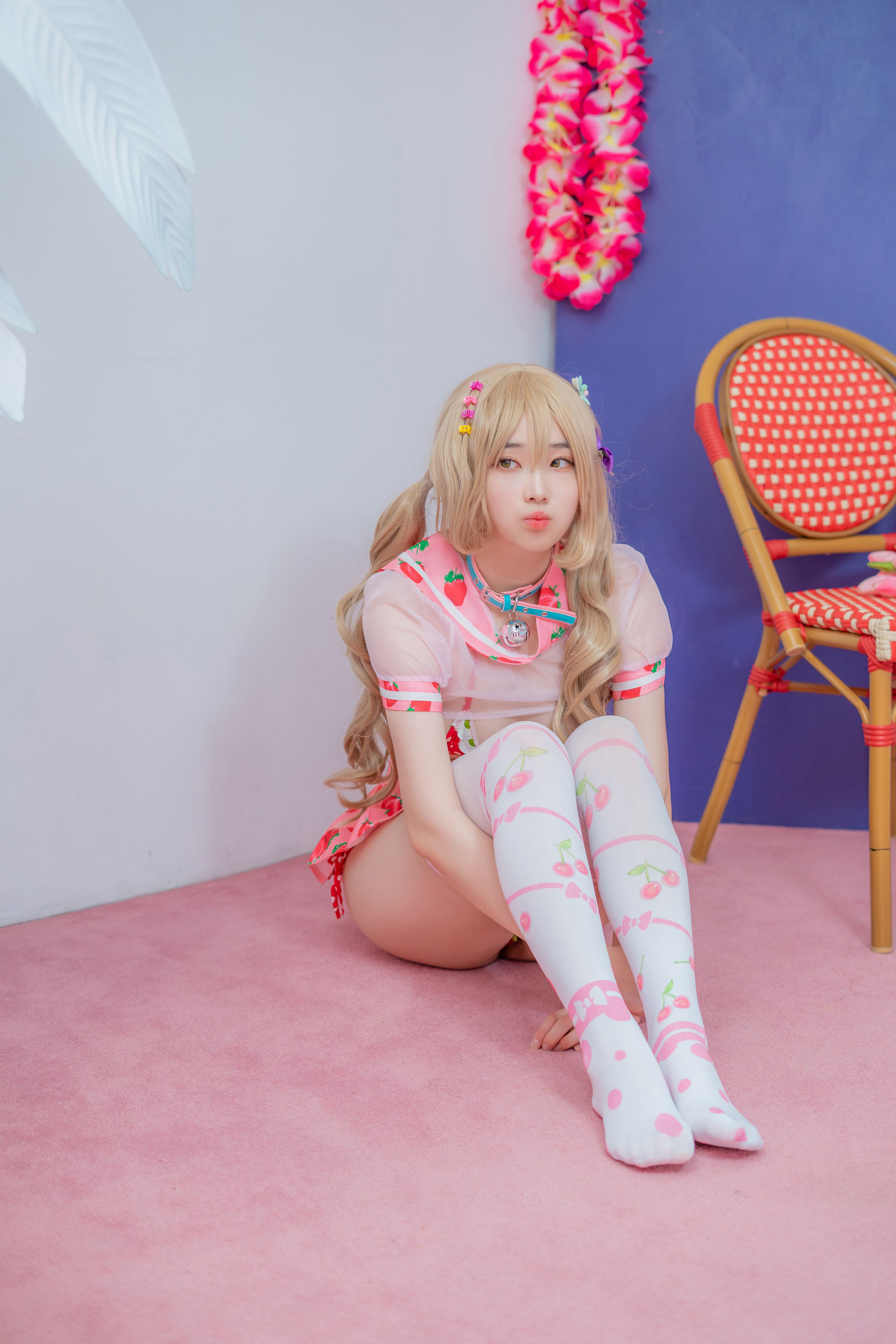 [CreamSoda]  Bambi - Over knee socks