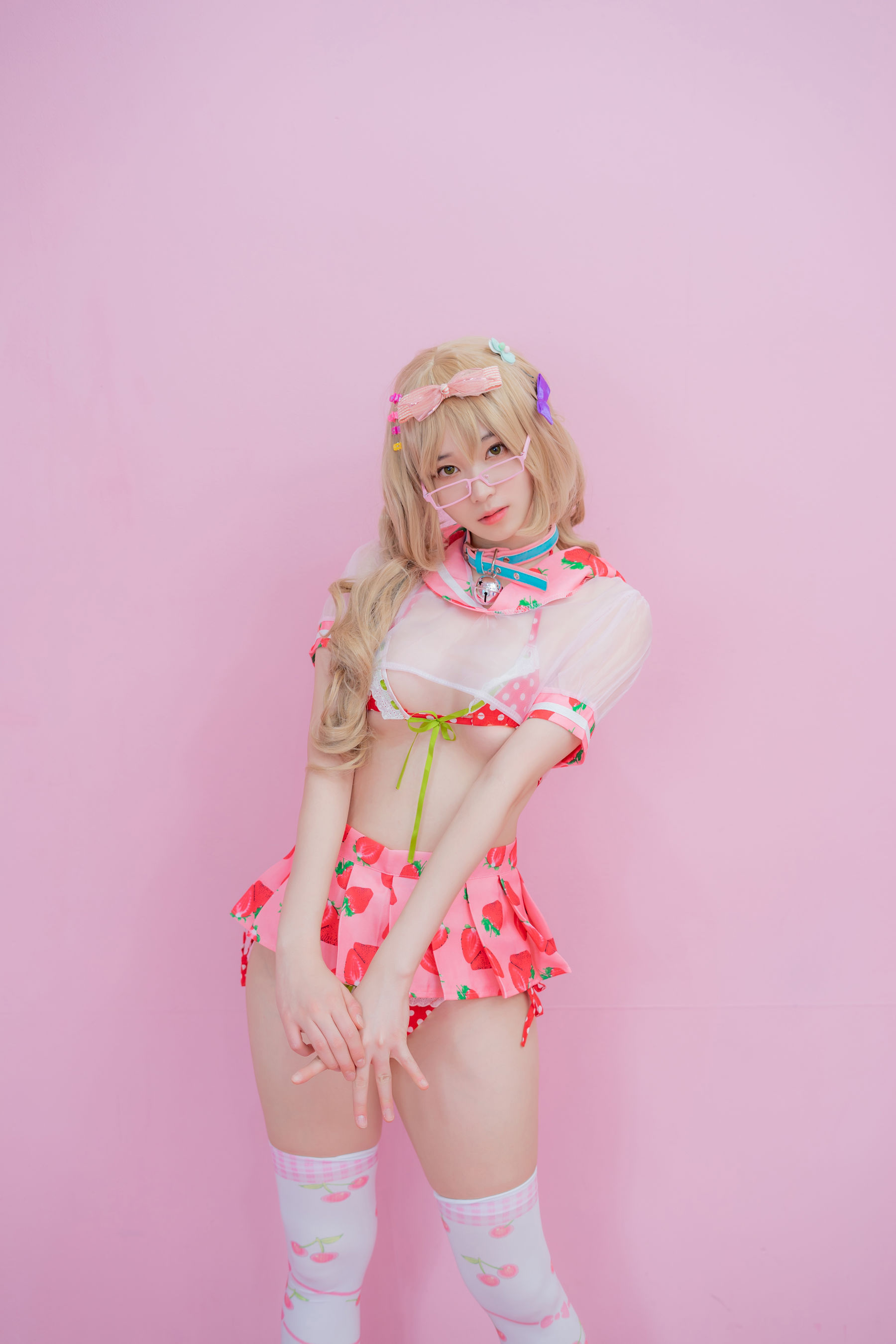 [CreamSoda]  Bambi - Over knee socks