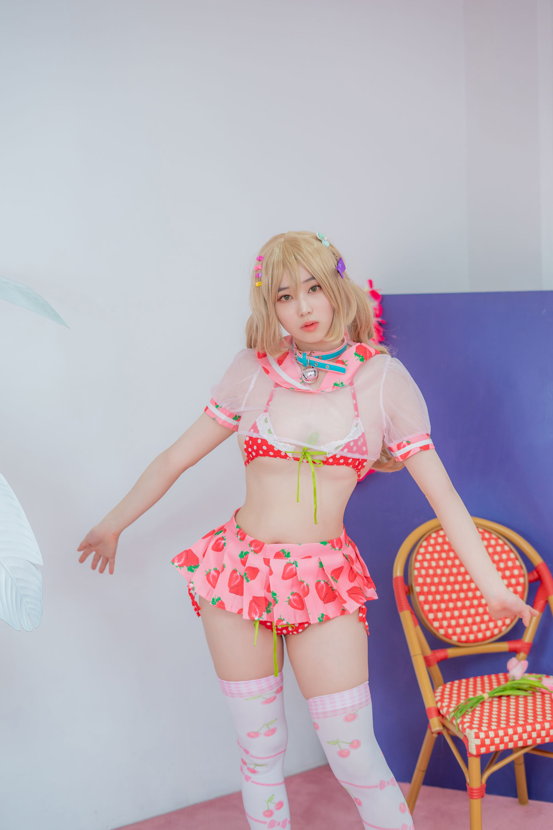 [CreamSoda]  Bambi - Over knee socks