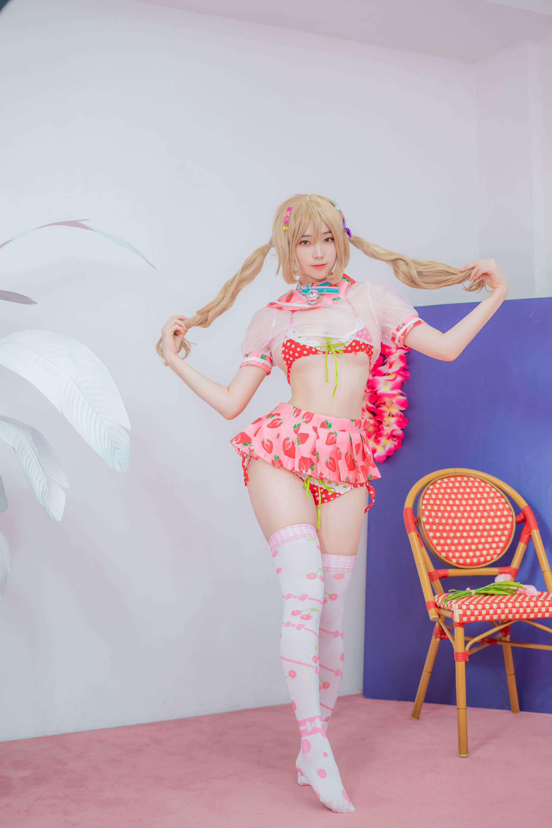 [CreamSoda]  Bambi - Over knee socks