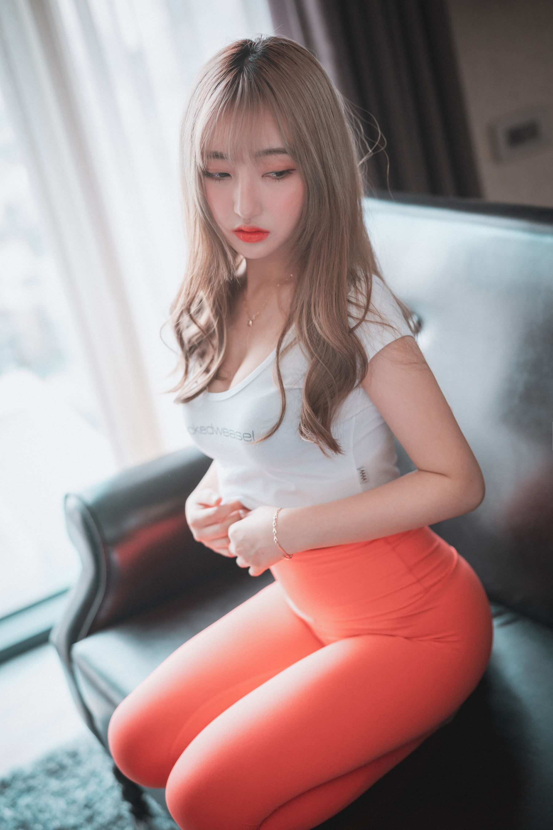 [DJAWA]  Hanari - Red Orange & Cool Mint