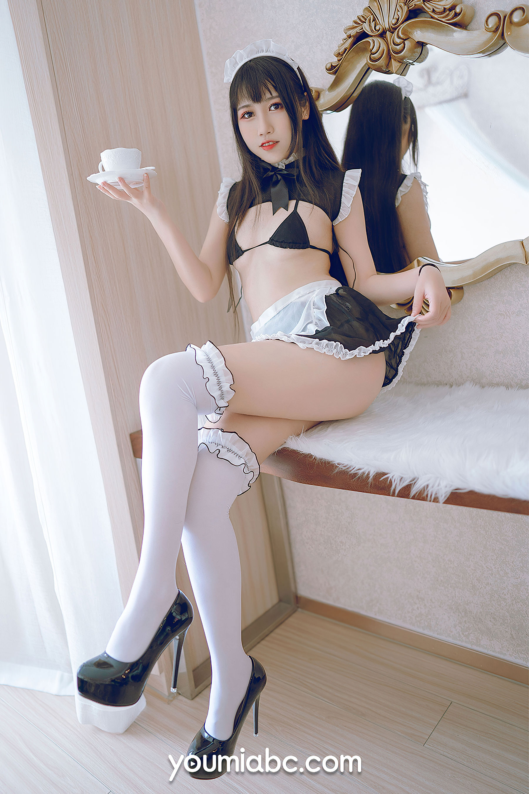 [尤蜜YouMi]  呆猫 呆猫女仆