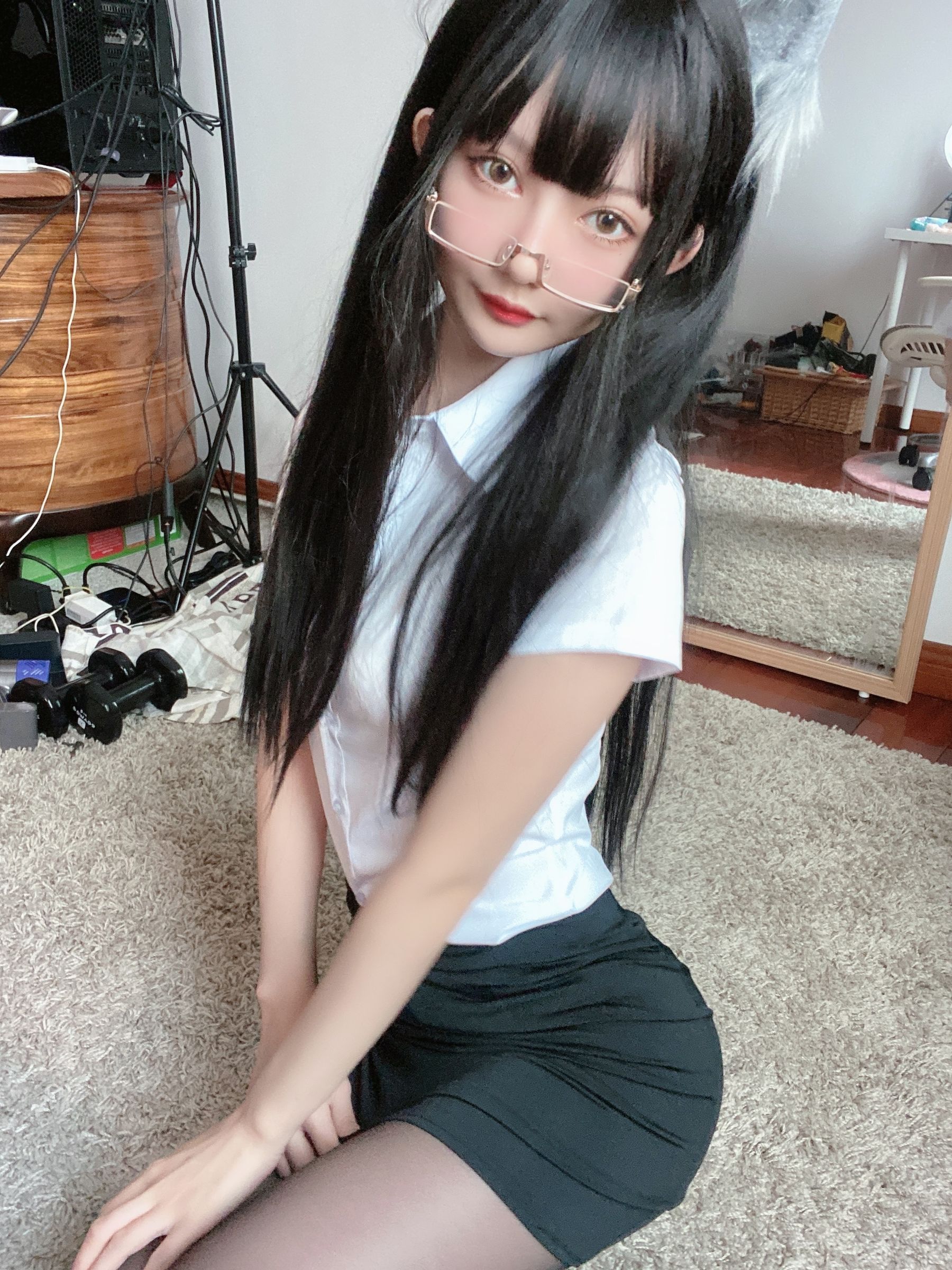 [福利COS] 51酱 - OL衬衣