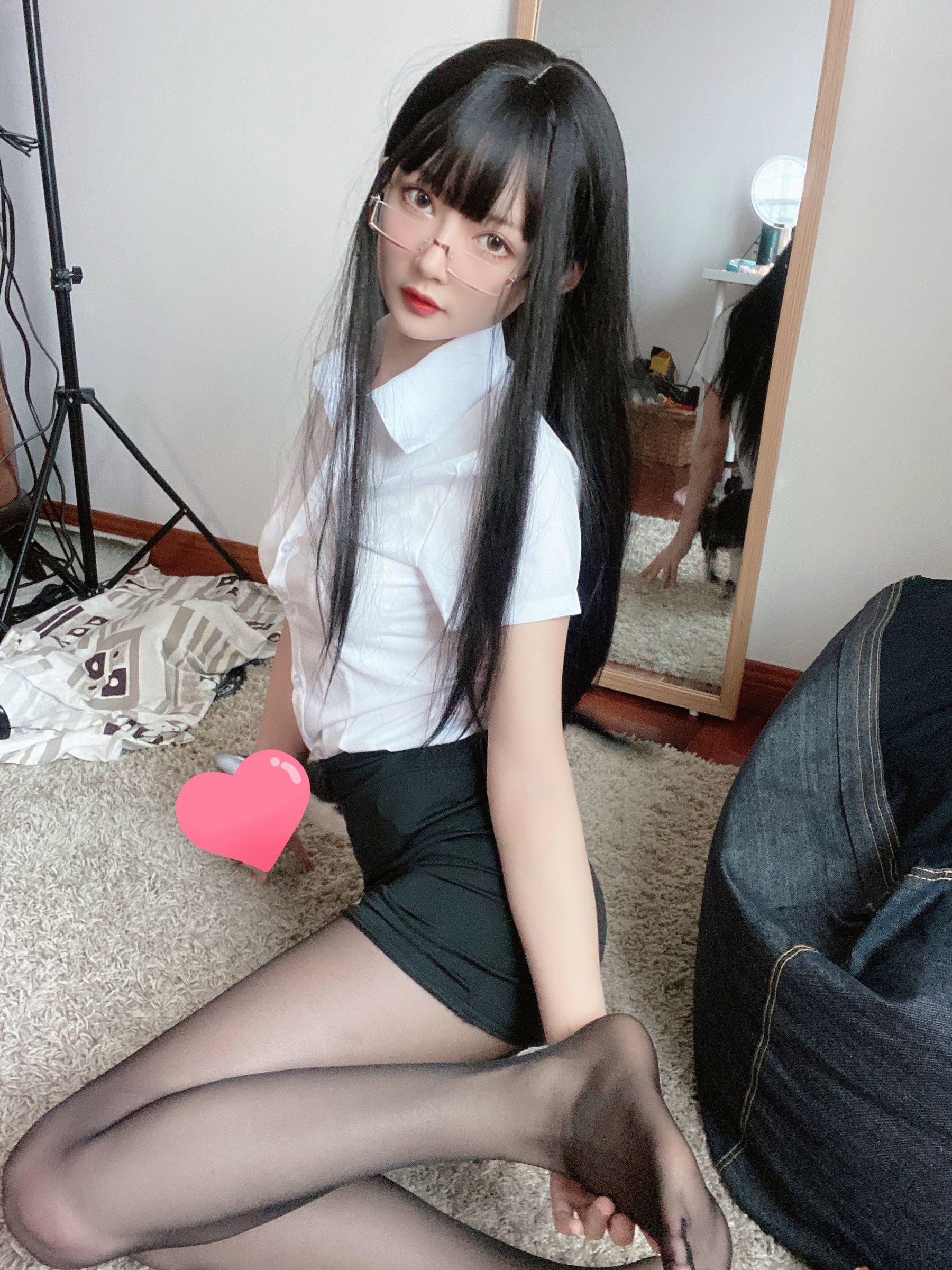 [福利COS] 51酱 - OL衬衣
