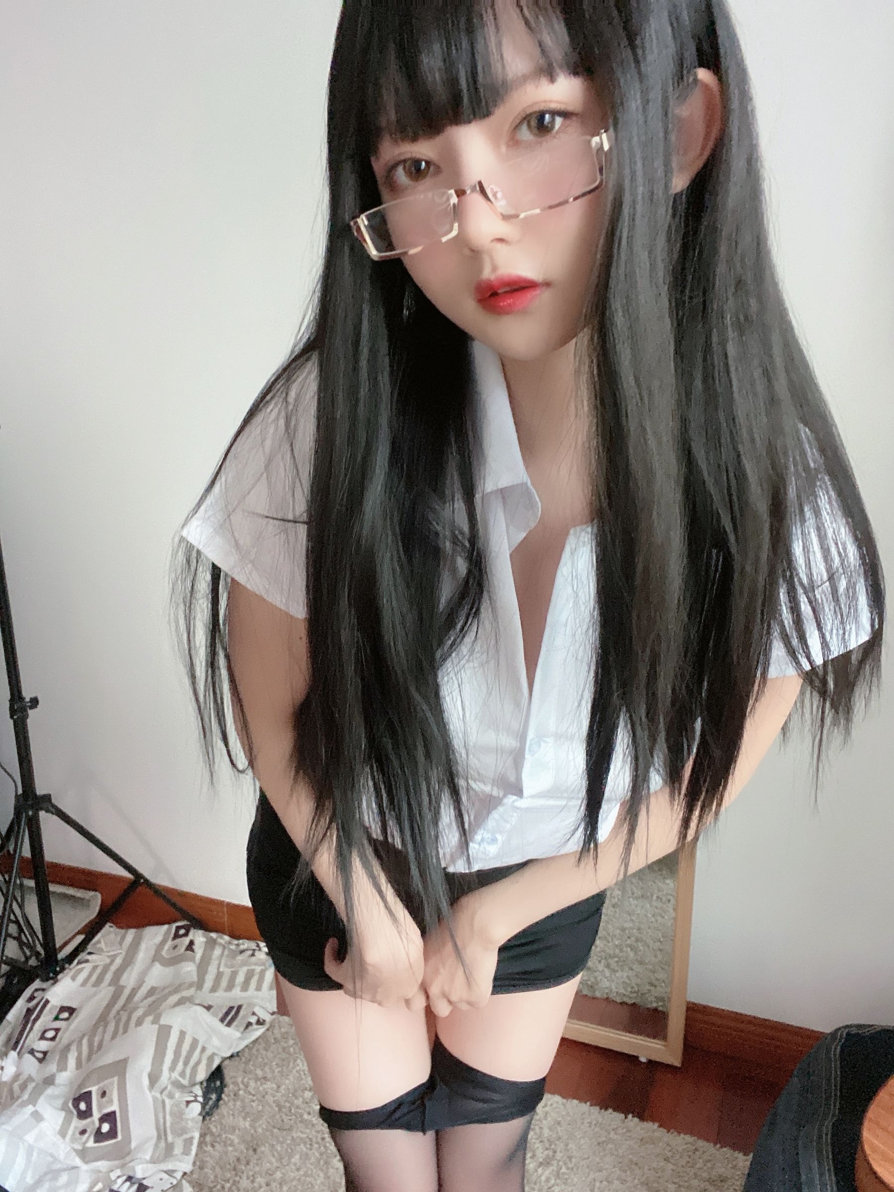 [福利COS] 51酱 - OL衬衣