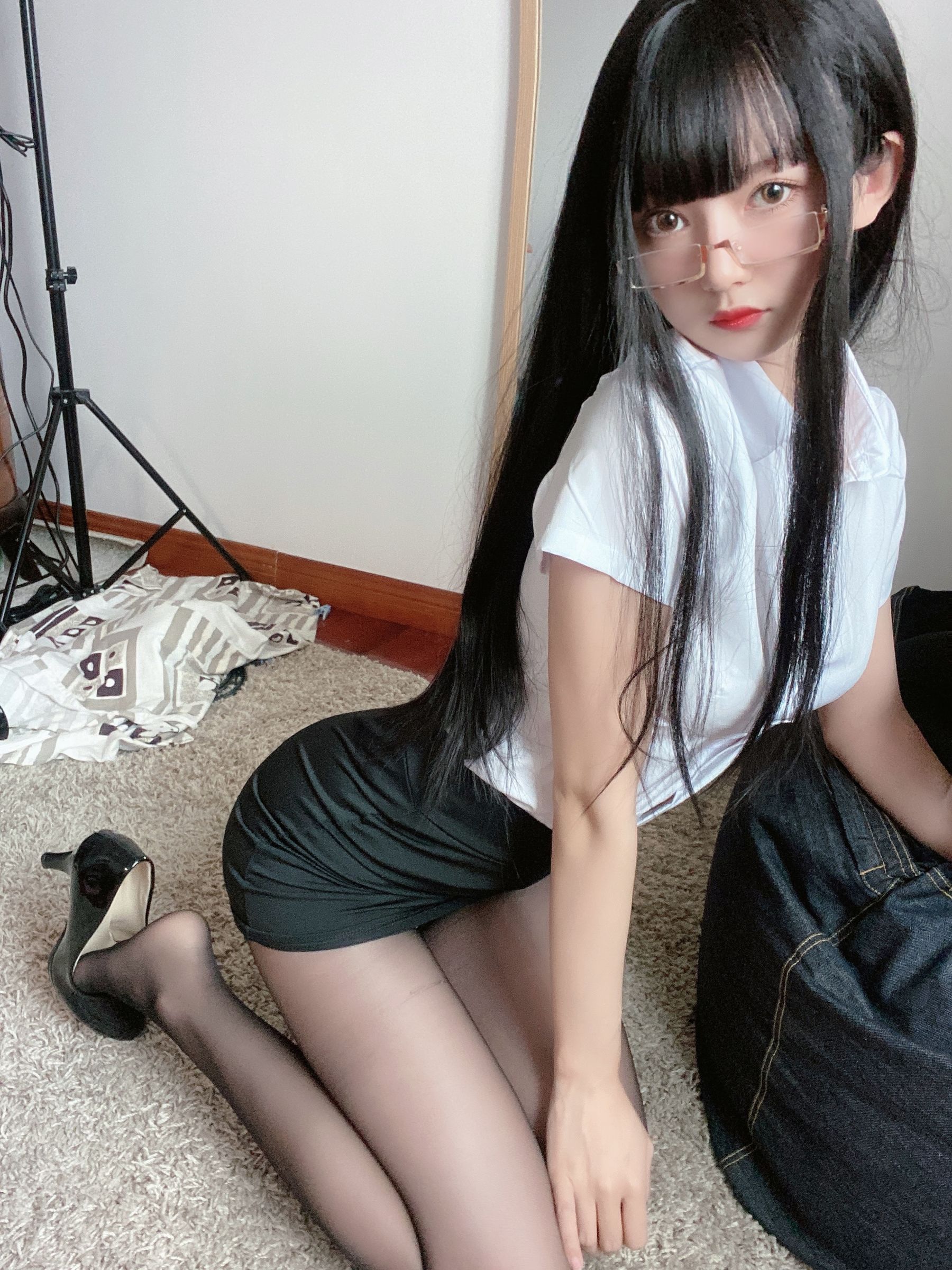 [福利COS] 51酱 - OL衬衣