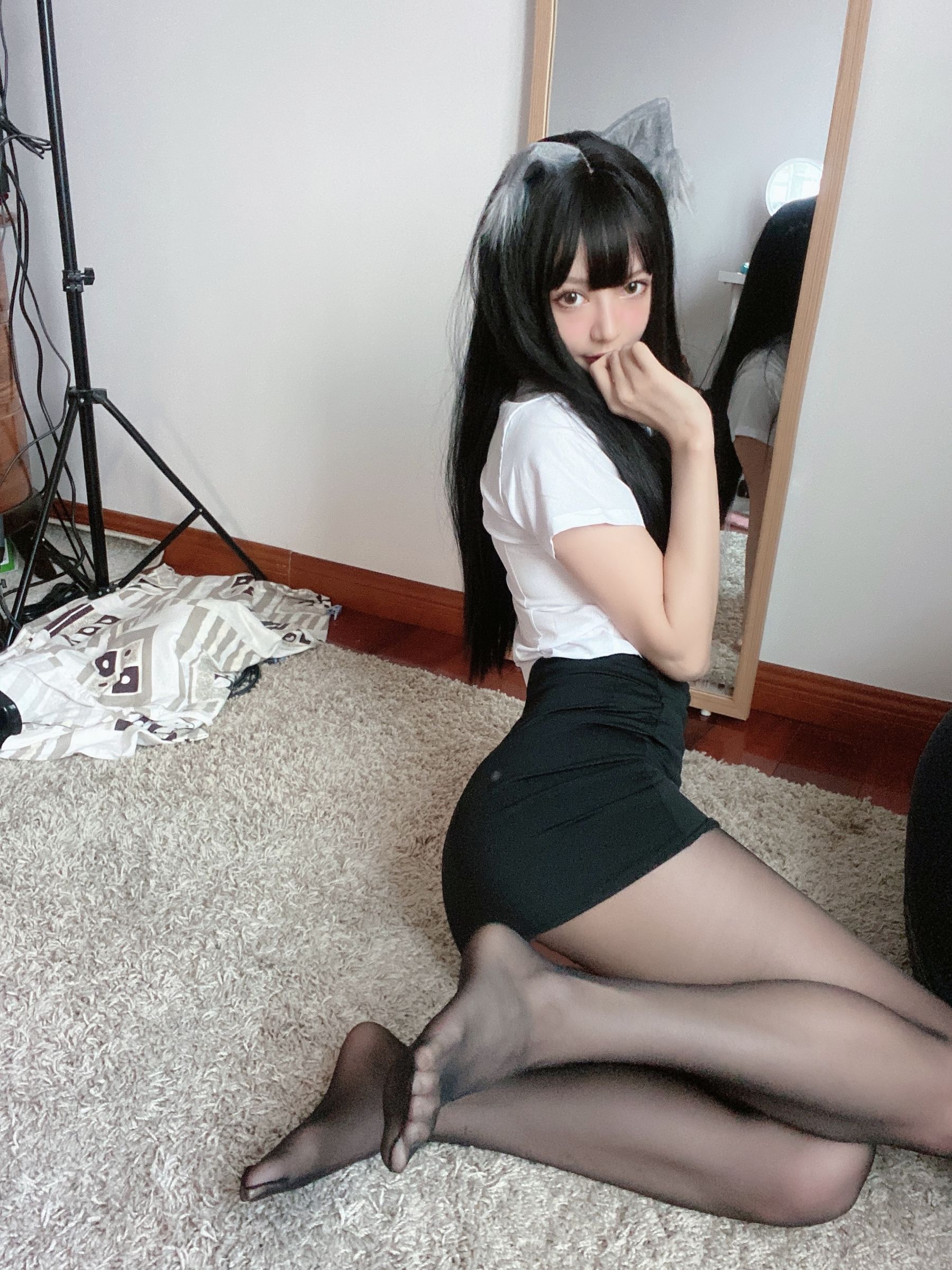 [福利COS] 51酱 - OL衬衣