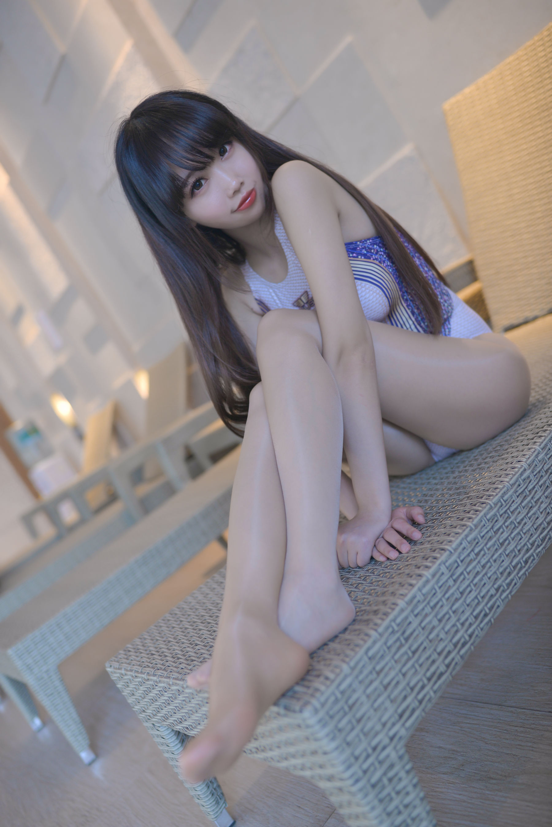 [福利COS] Cos小姐姐雪琪 - 竞技泳衣