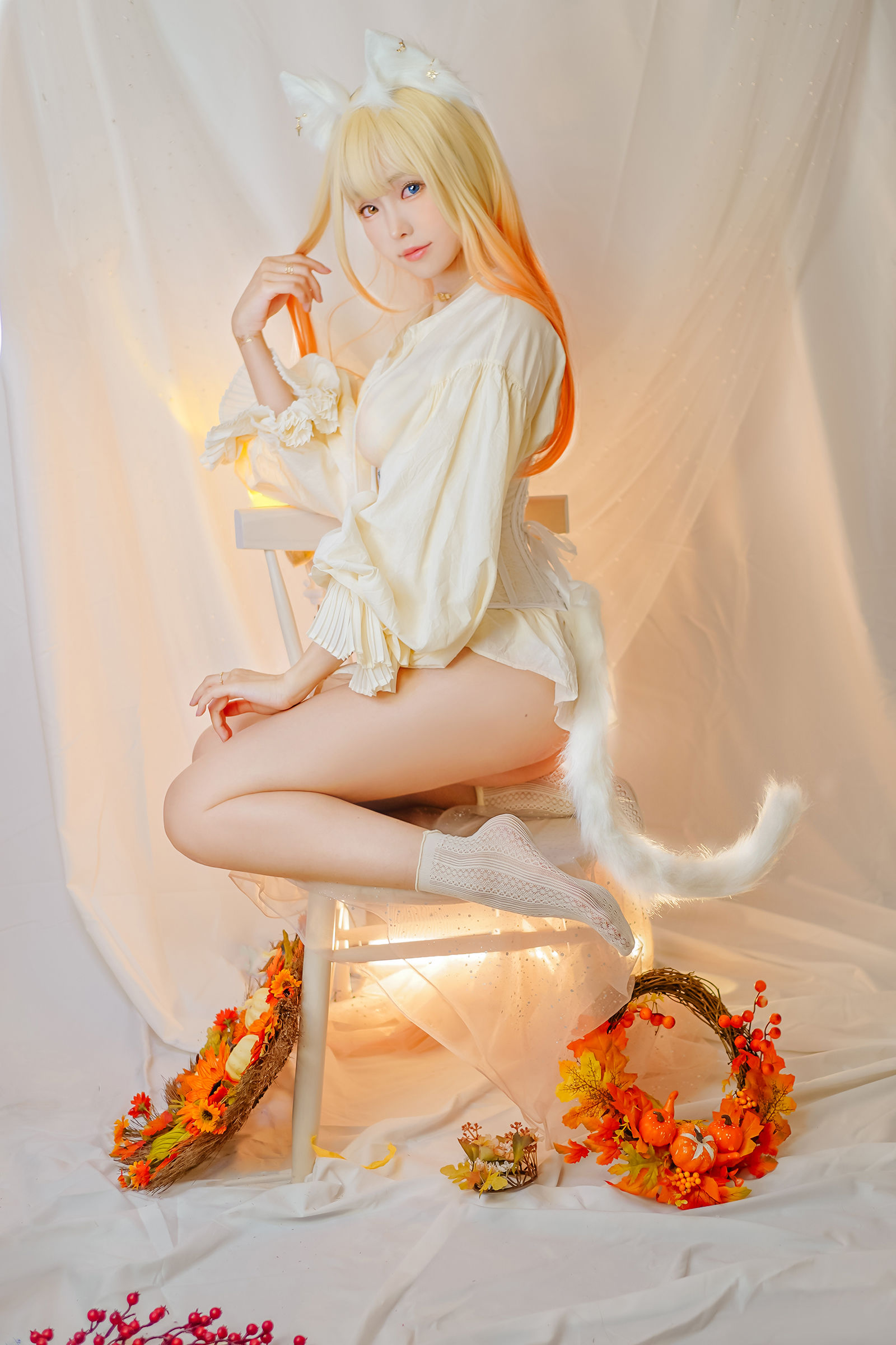 [福利COS] Ely_eee(ElyEE子) - Cat魔女與貓