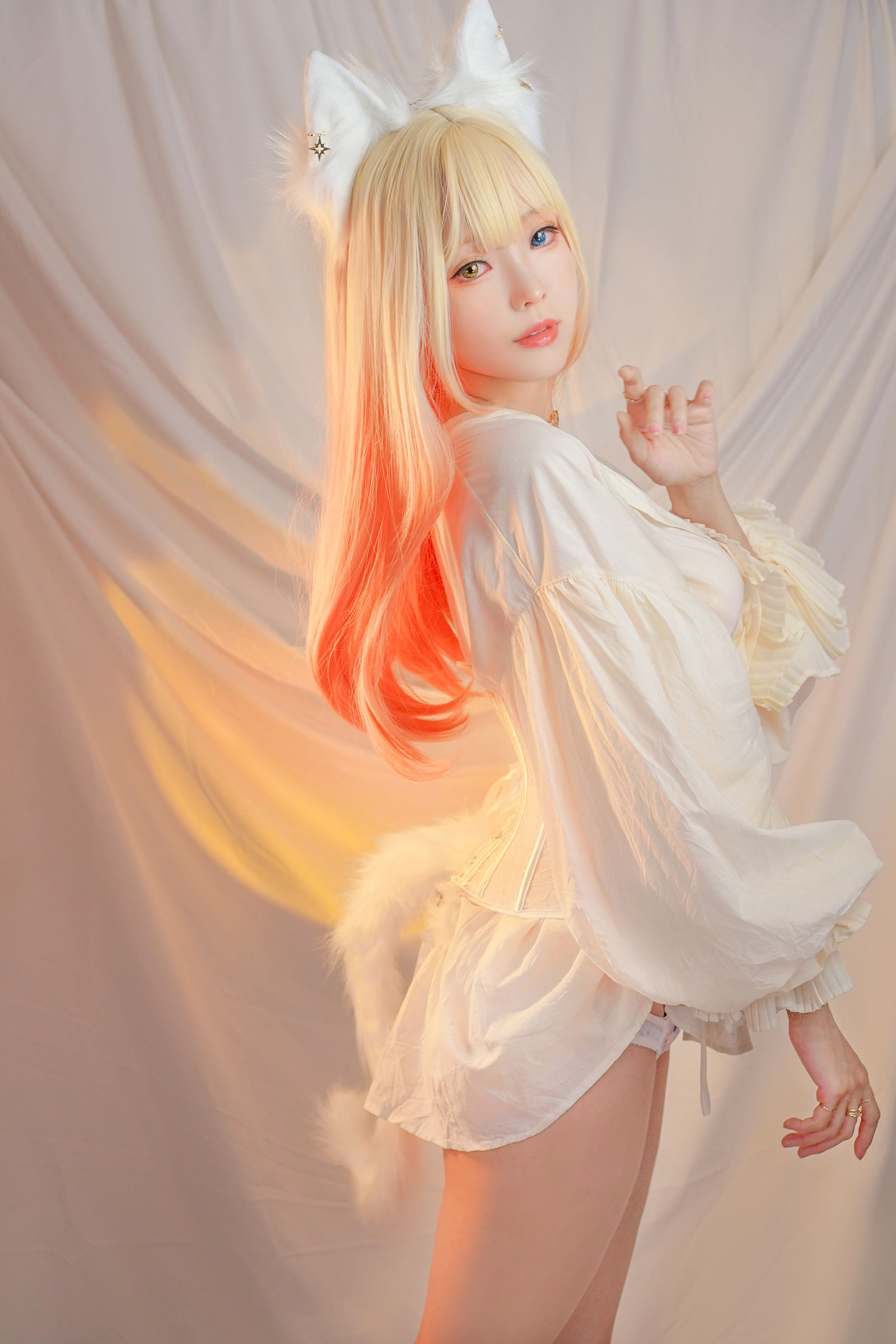 [福利COS] Ely_eee(ElyEE子) - Cat魔女與貓