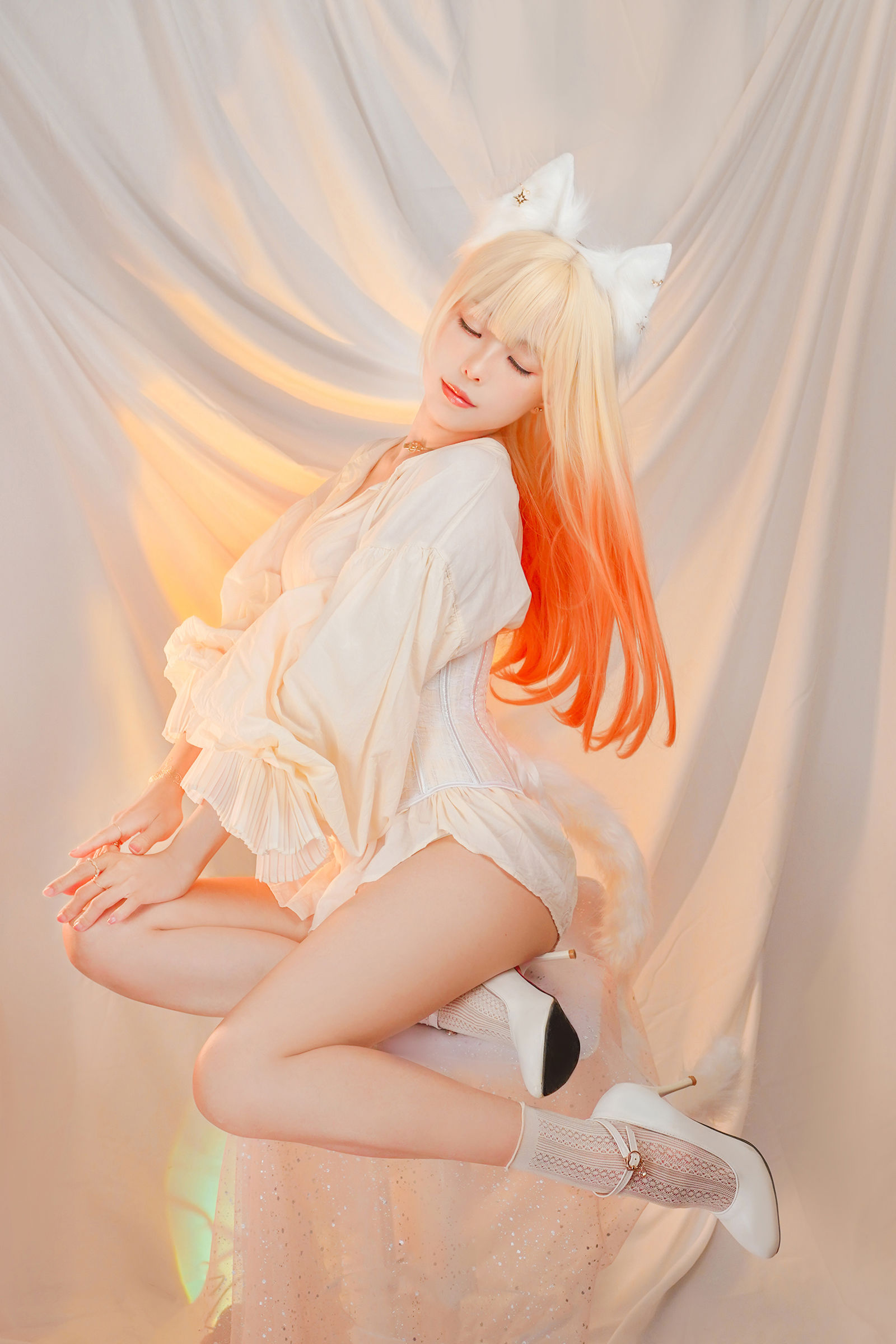 [福利COS] Ely_eee(ElyEE子) - Cat魔女與貓