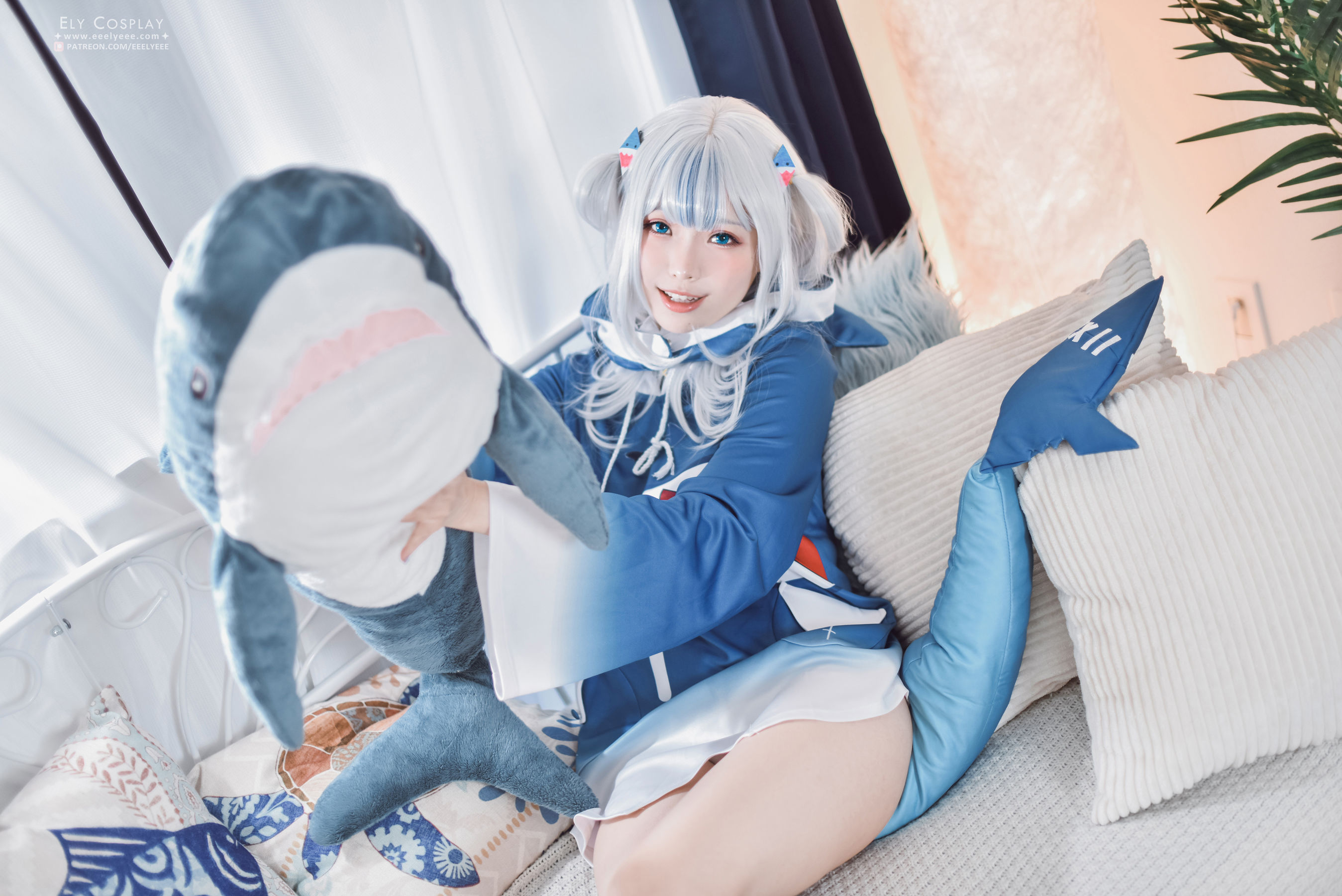 [福利COS] Ely_eee(ElyEE子) - 噶呜・古拉(小鲨鲨)