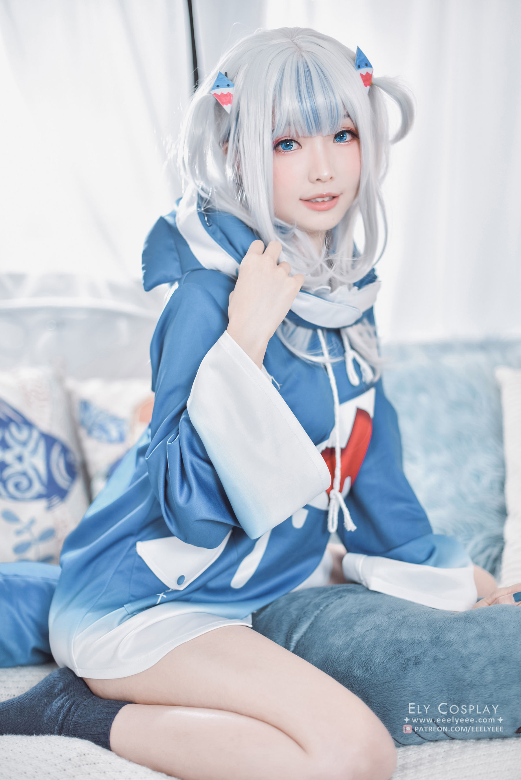 [福利COS] Ely_eee(ElyEE子) - 噶呜・古拉(小鲨鲨)