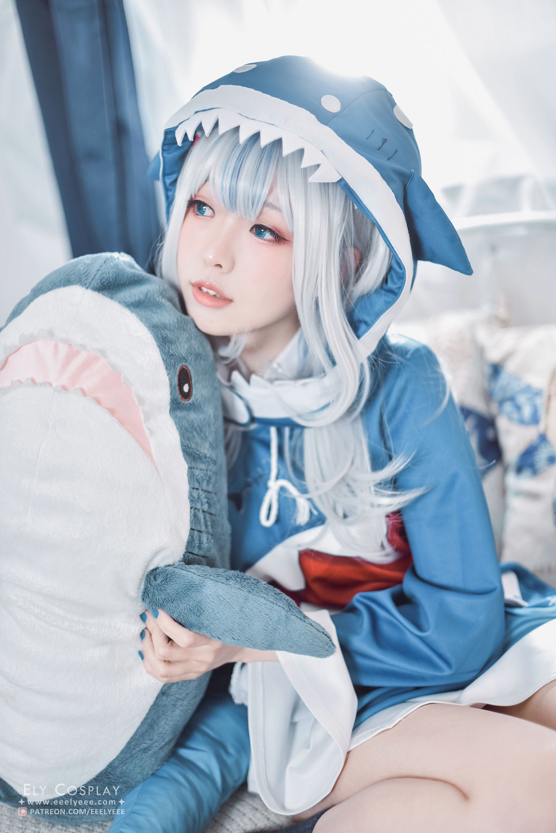 [福利COS] Ely_eee(ElyEE子) - 噶呜・古拉(小鲨鲨)