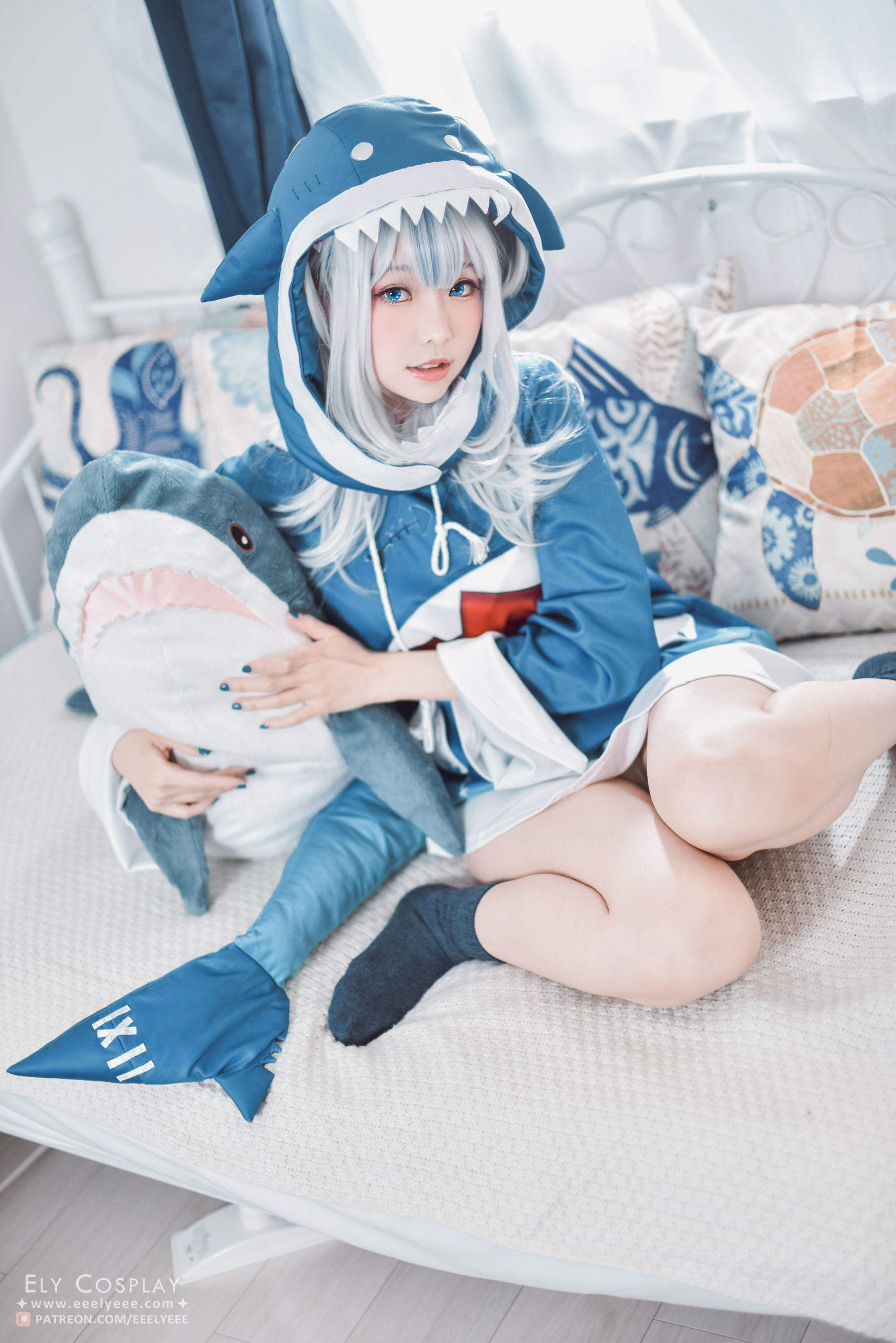 [福利COS] Ely_eee(ElyEE子) - 噶呜・古拉(小鲨鲨)