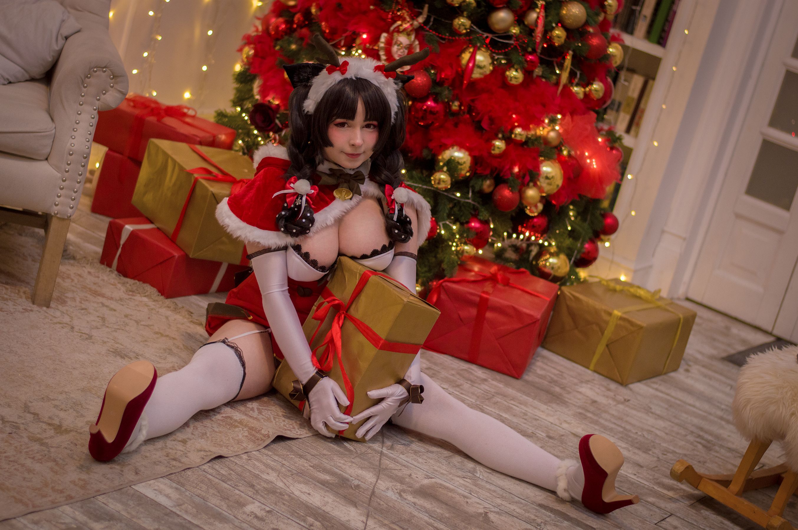 [福利COS] Yoshinobi - Ooshio Xmas (Azur Lane)