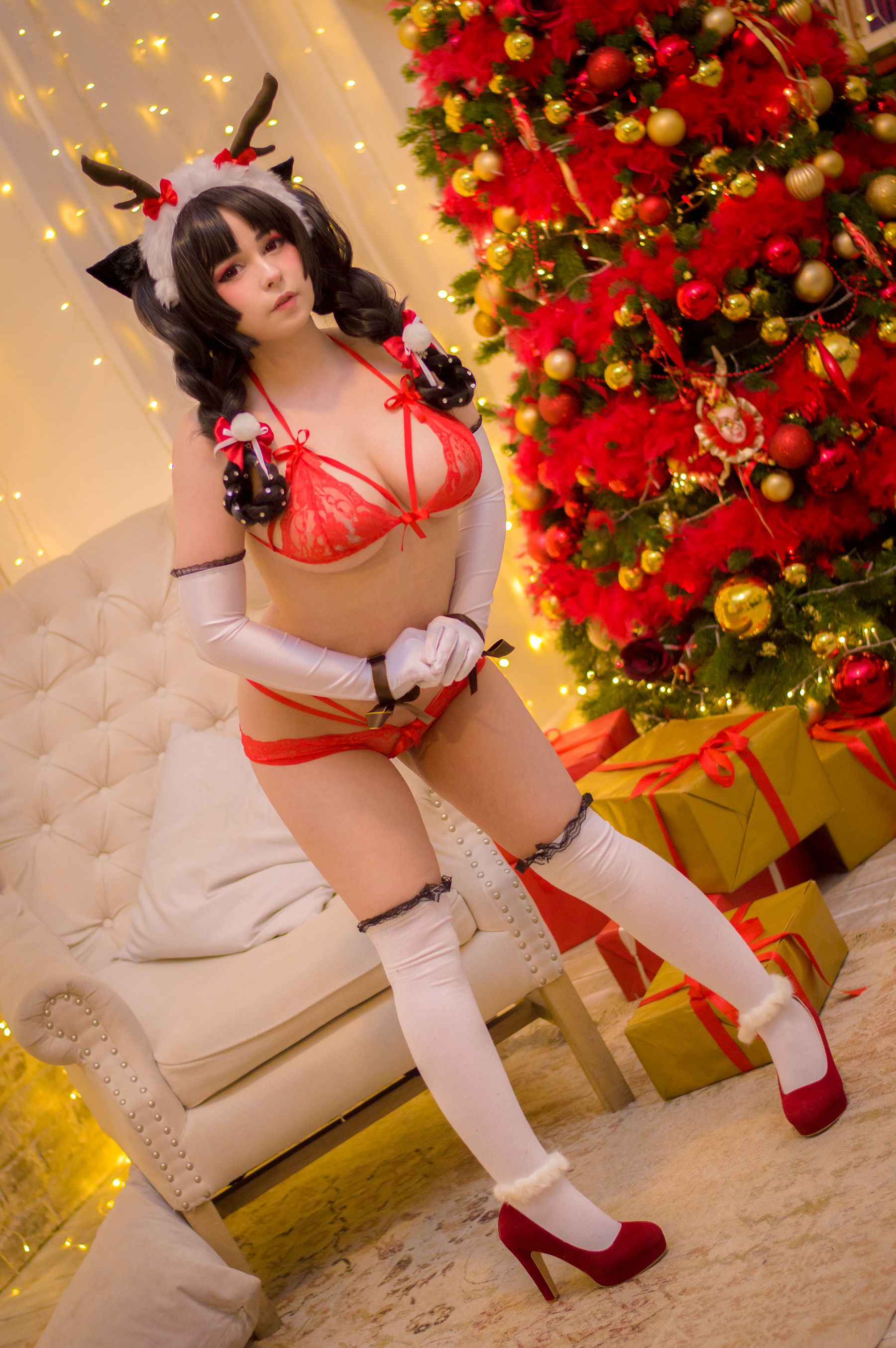 [福利COS] Yoshinobi - Ooshio Xmas (Azur Lane)