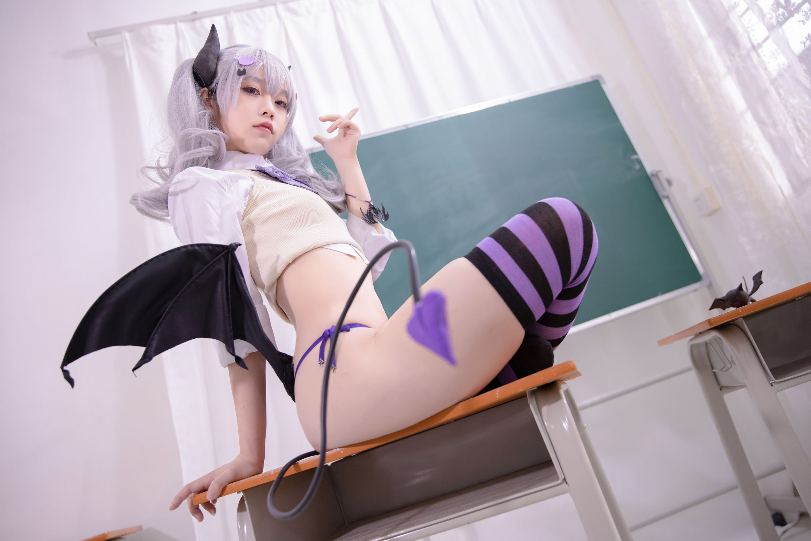 [福利COS] 动漫博主G44不会受伤 - blade原创恶魔