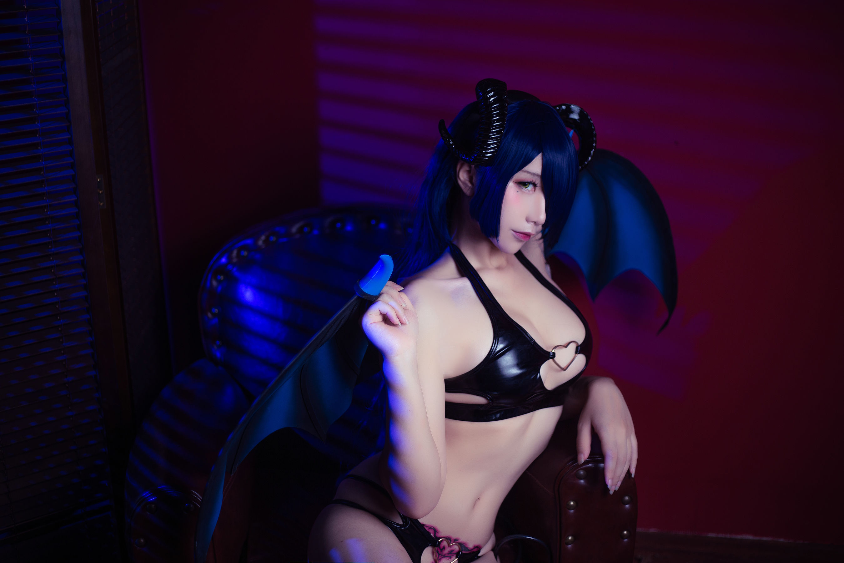 [福利COS] 动漫博主九曲Jean - 小恶魔