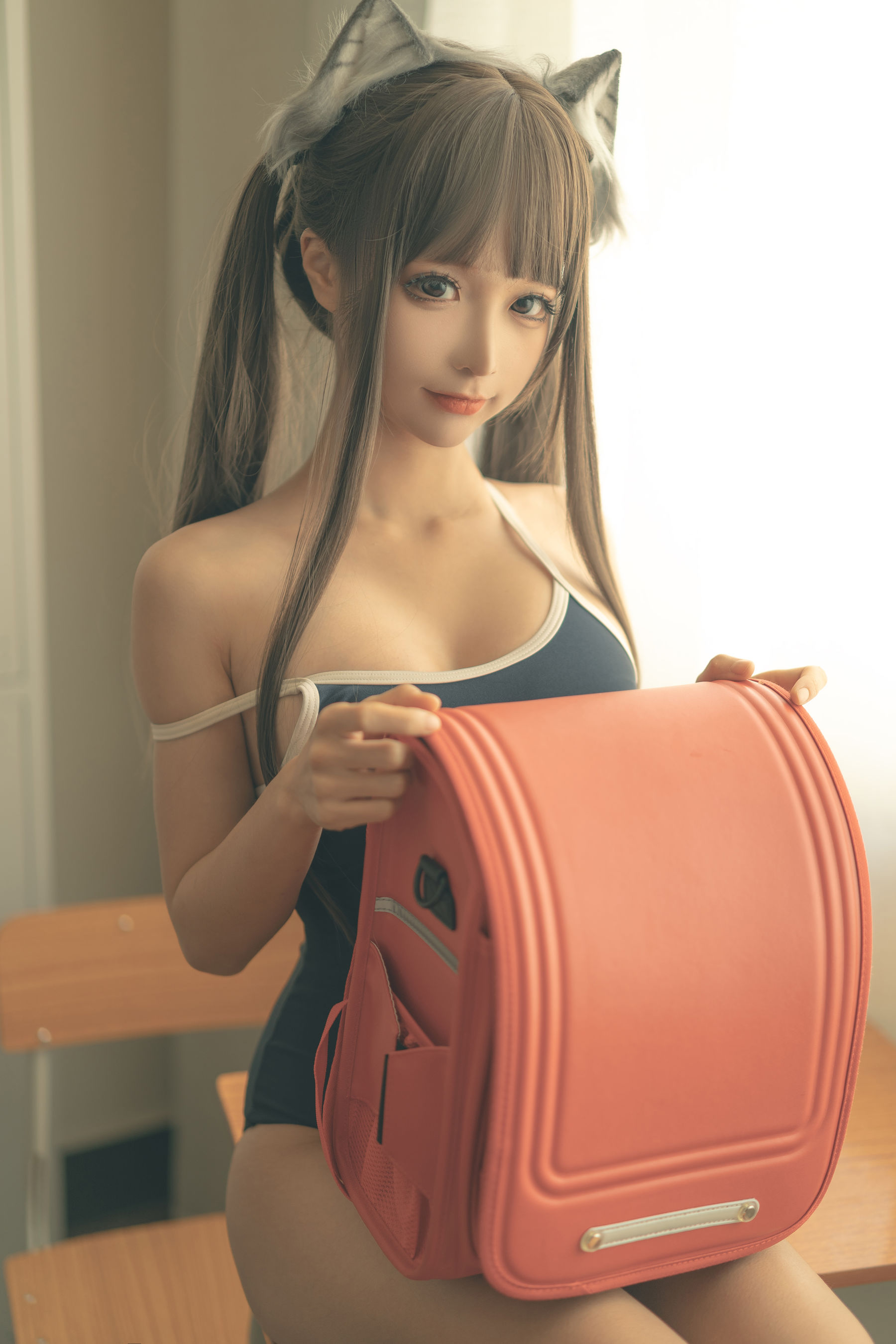 [福利COS] 动漫博主蠢沫沫 - 放学后