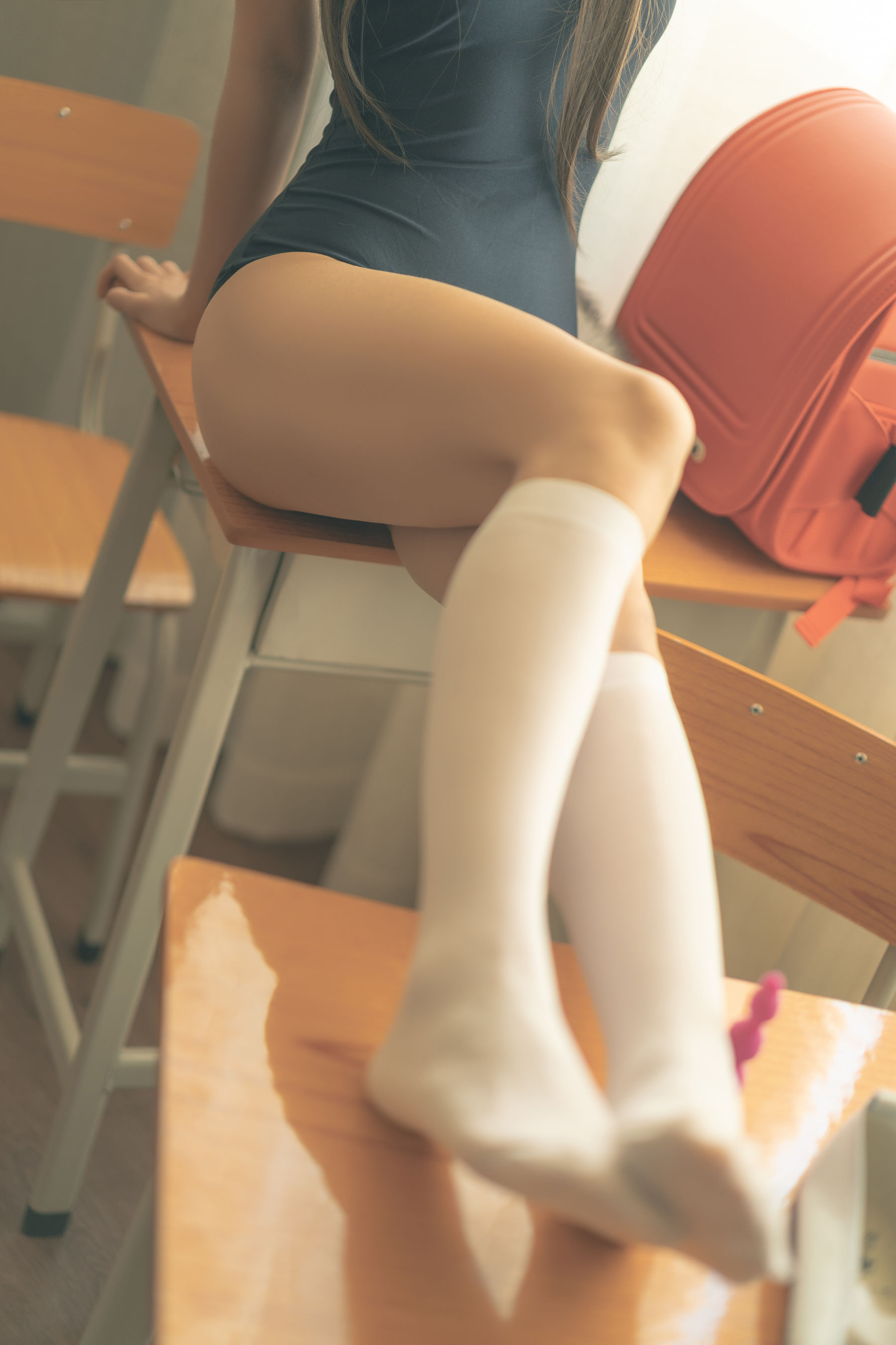 [福利COS] 动漫博主蠢沫沫 - 放学后