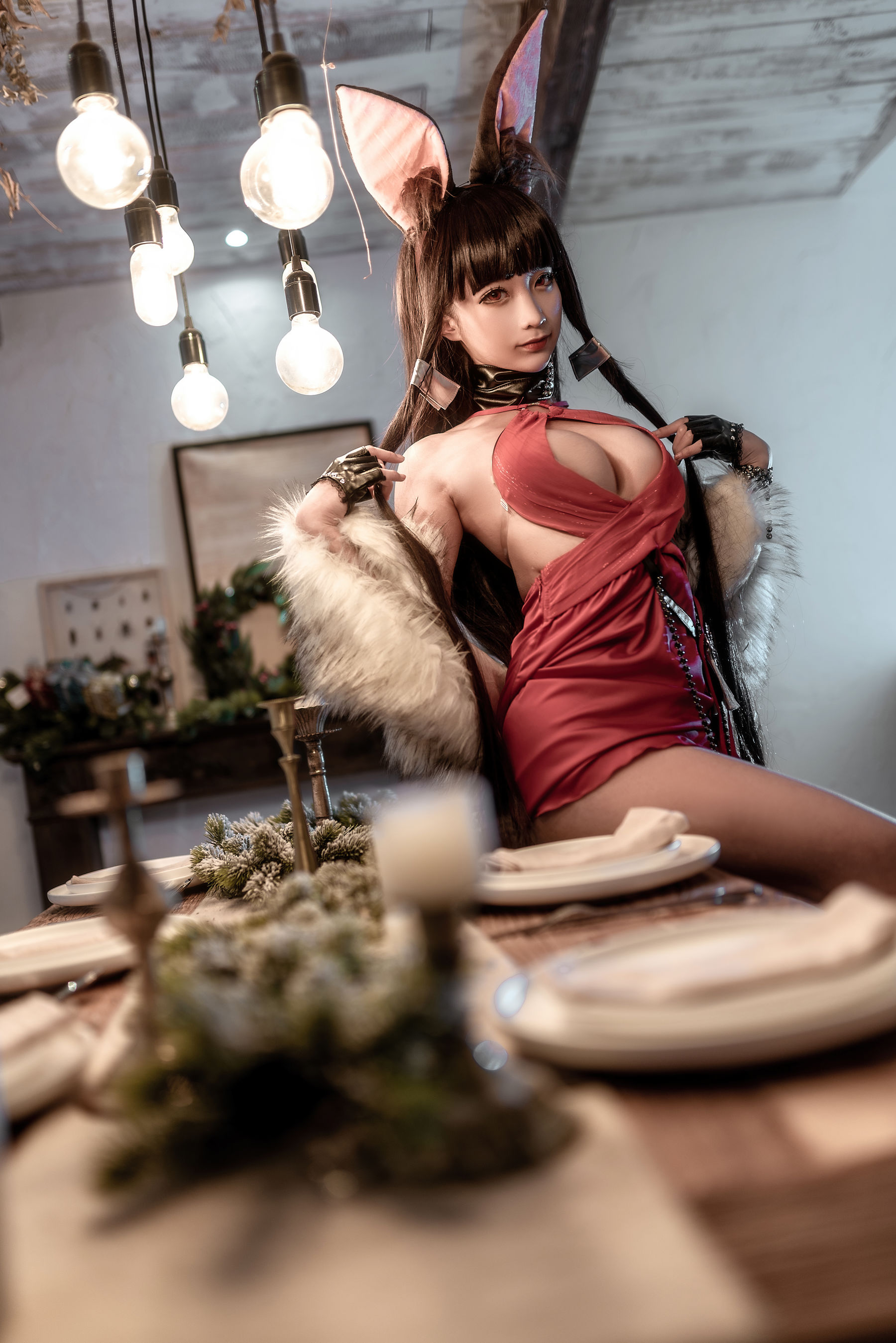 [福利COS] 动漫博主蠢沫沫 - 碧蓝航线 赤城