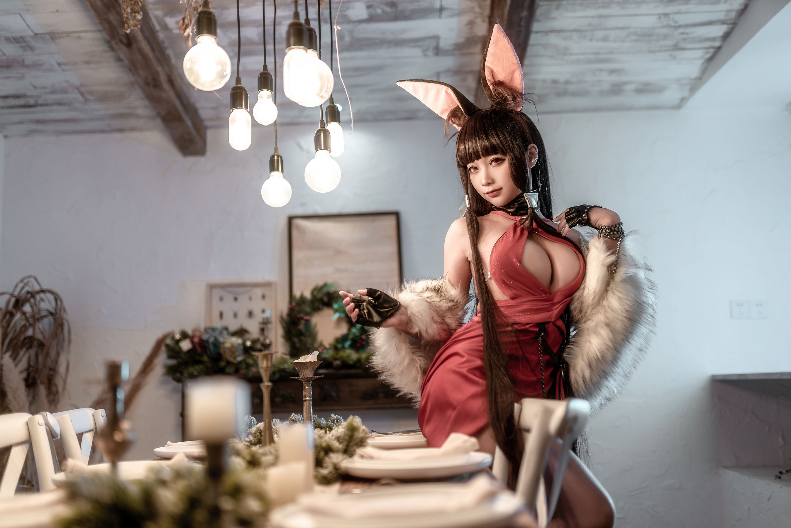 [福利COS] 动漫博主蠢沫沫 - 碧蓝航线 赤城