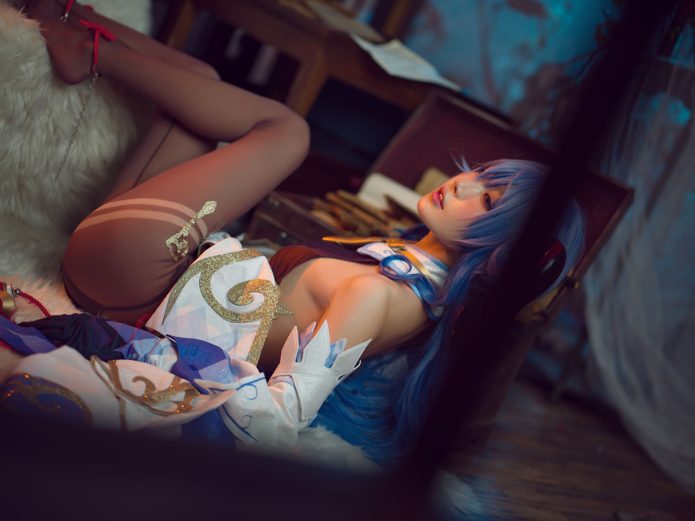 [福利COS] 动漫博主阿包也是兔娘 - 舰长 原神甘雨