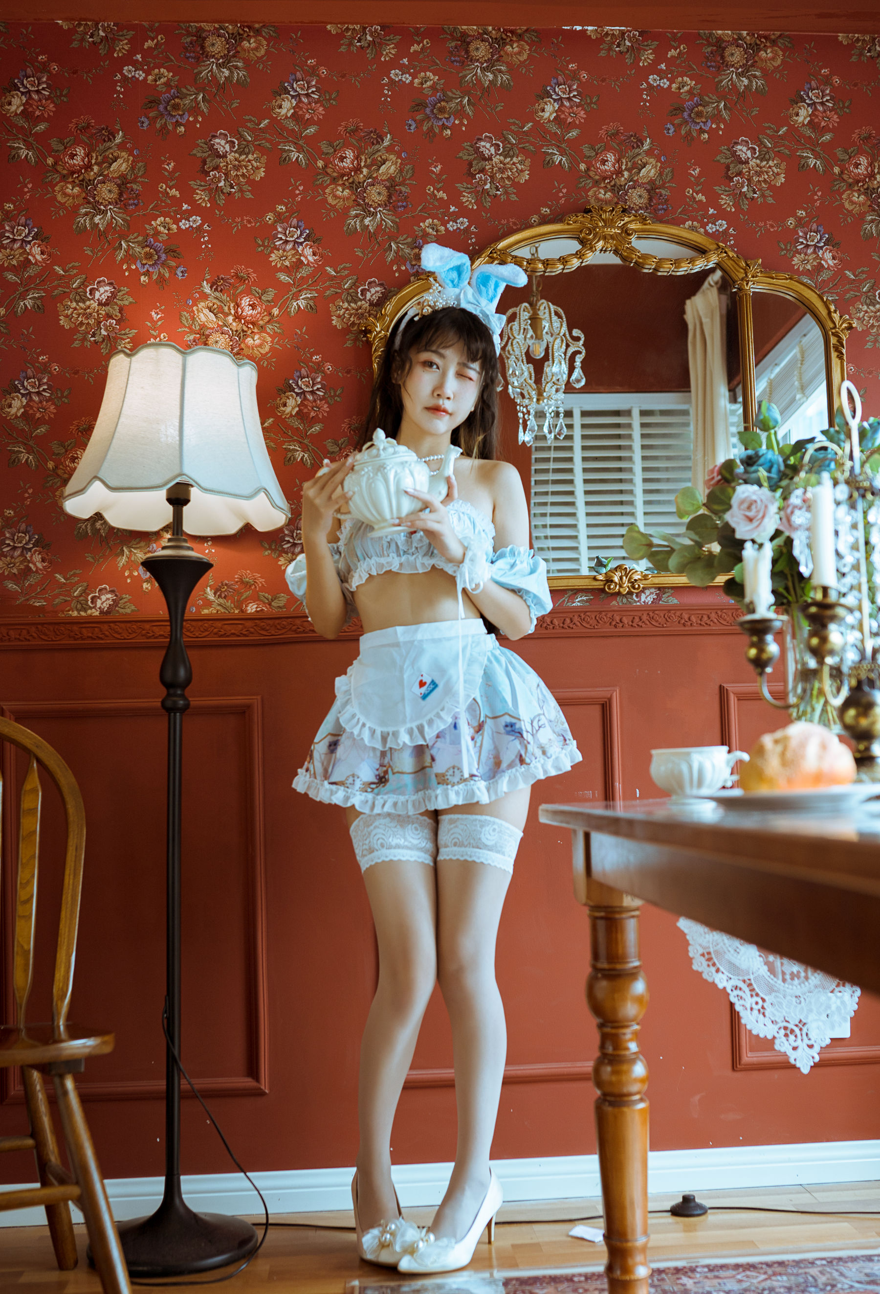 [福利COS] 微博人气Coser不呆猫 - 兔子女友