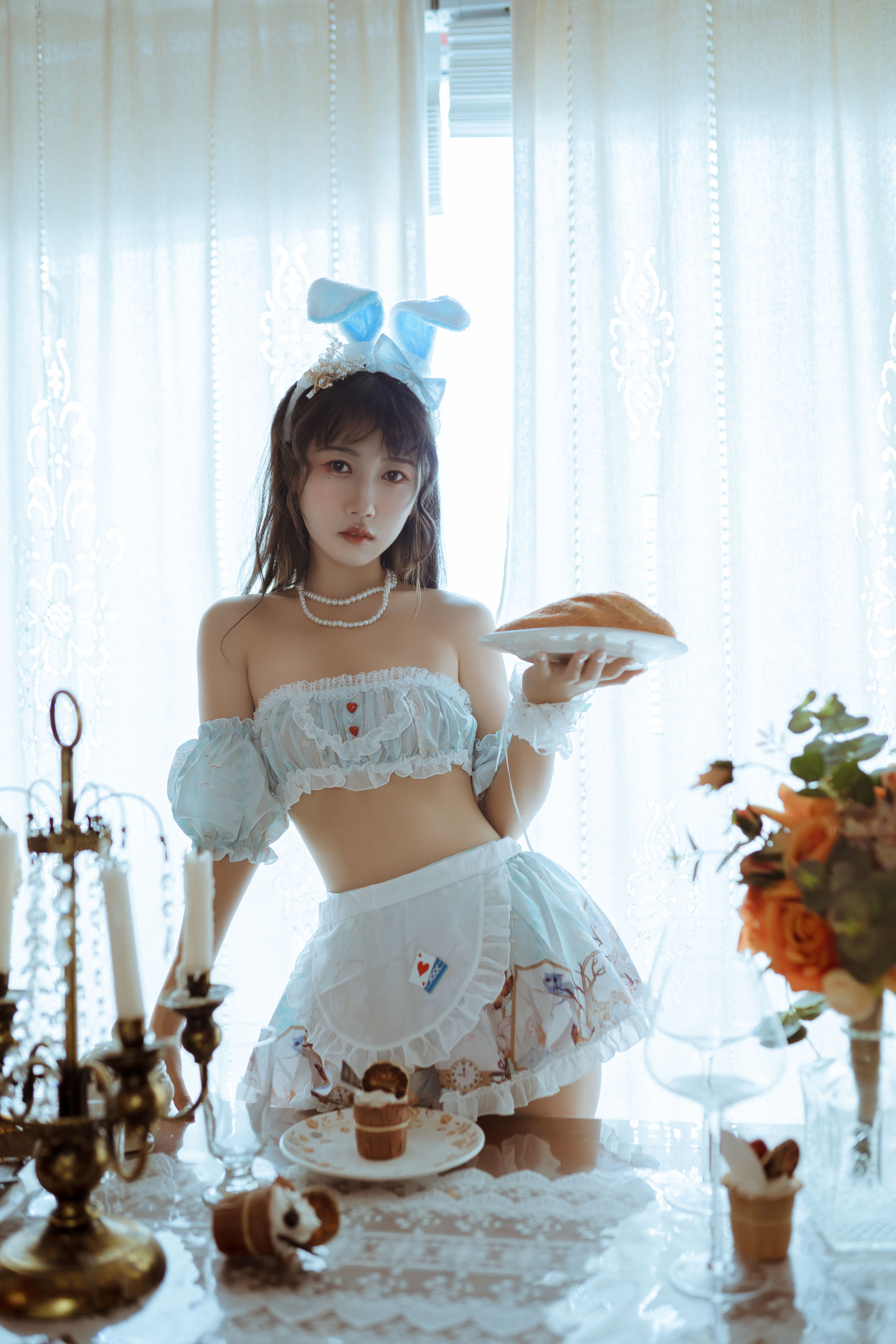 [福利COS] 微博人气Coser不呆猫 - 兔子女友