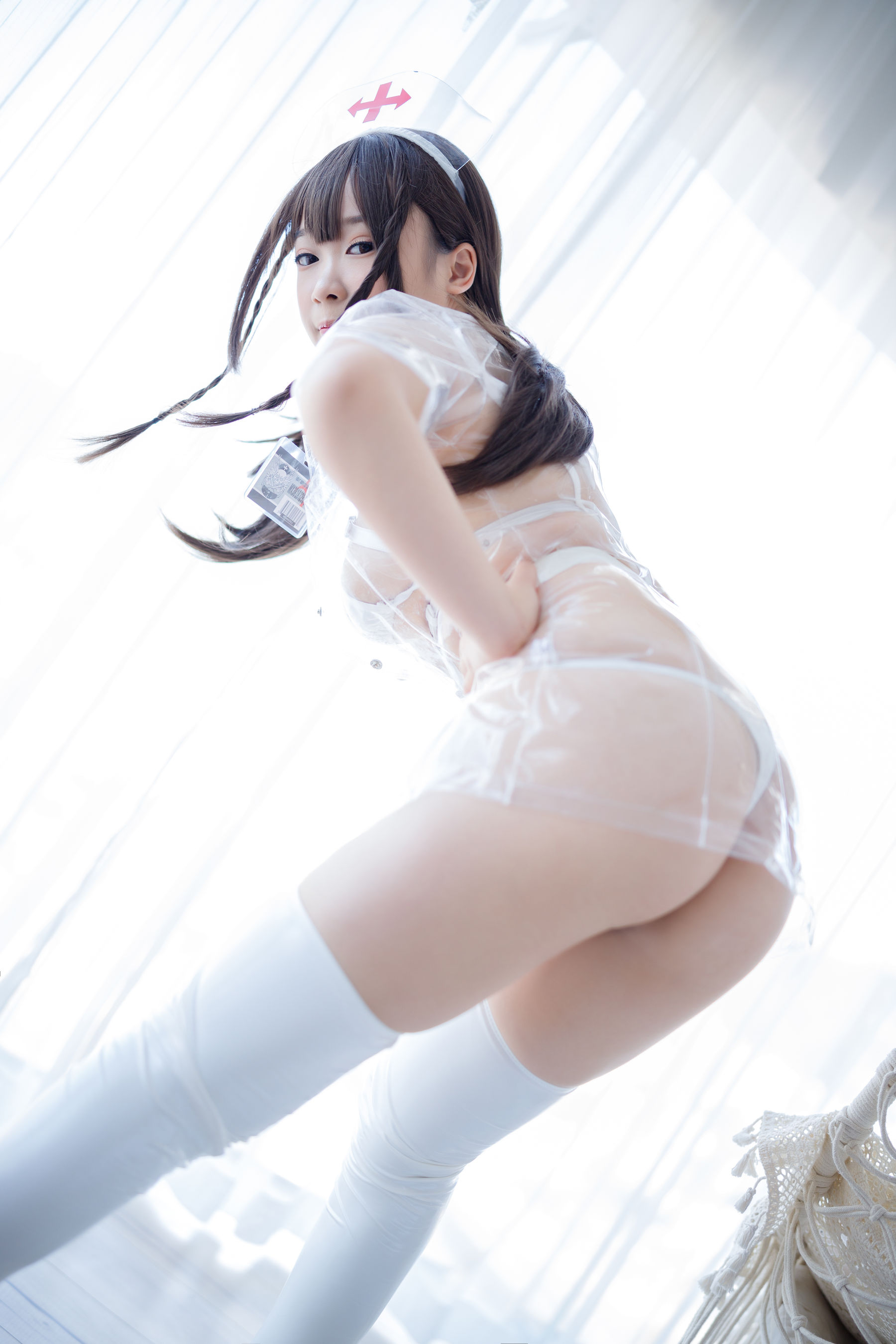 [福利COS] 胡桃猫Kurumineko - 透明护士