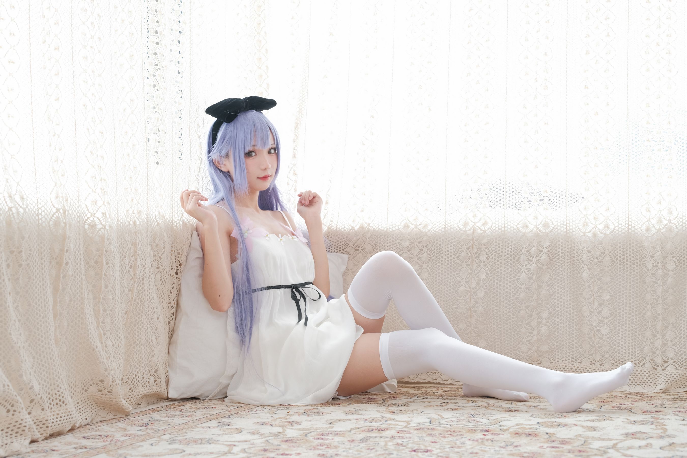 [福利COS] 花柒Hana - 独角兽清凉阅读时光
