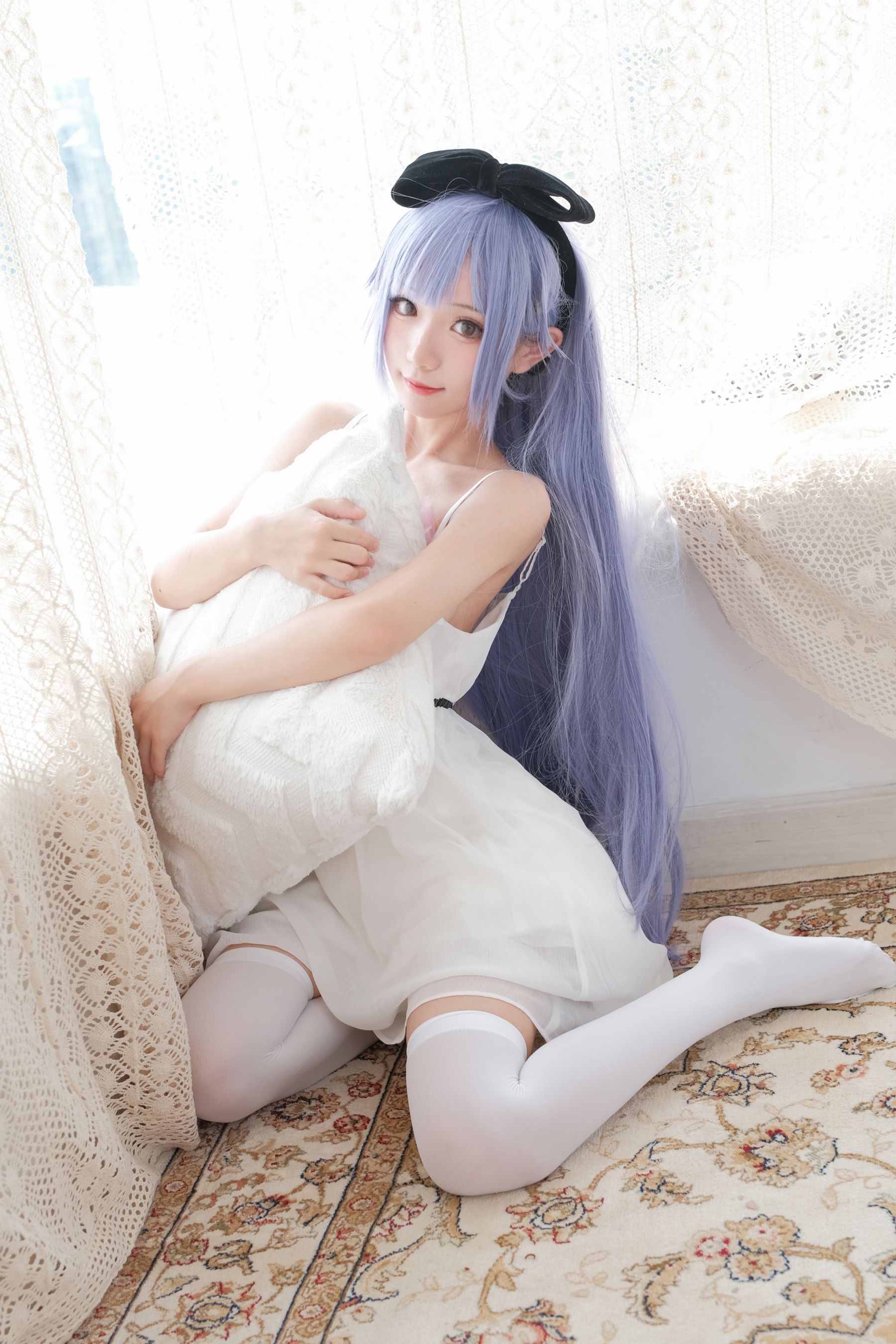 [福利COS] 花柒Hana - 独角兽清凉阅读时光