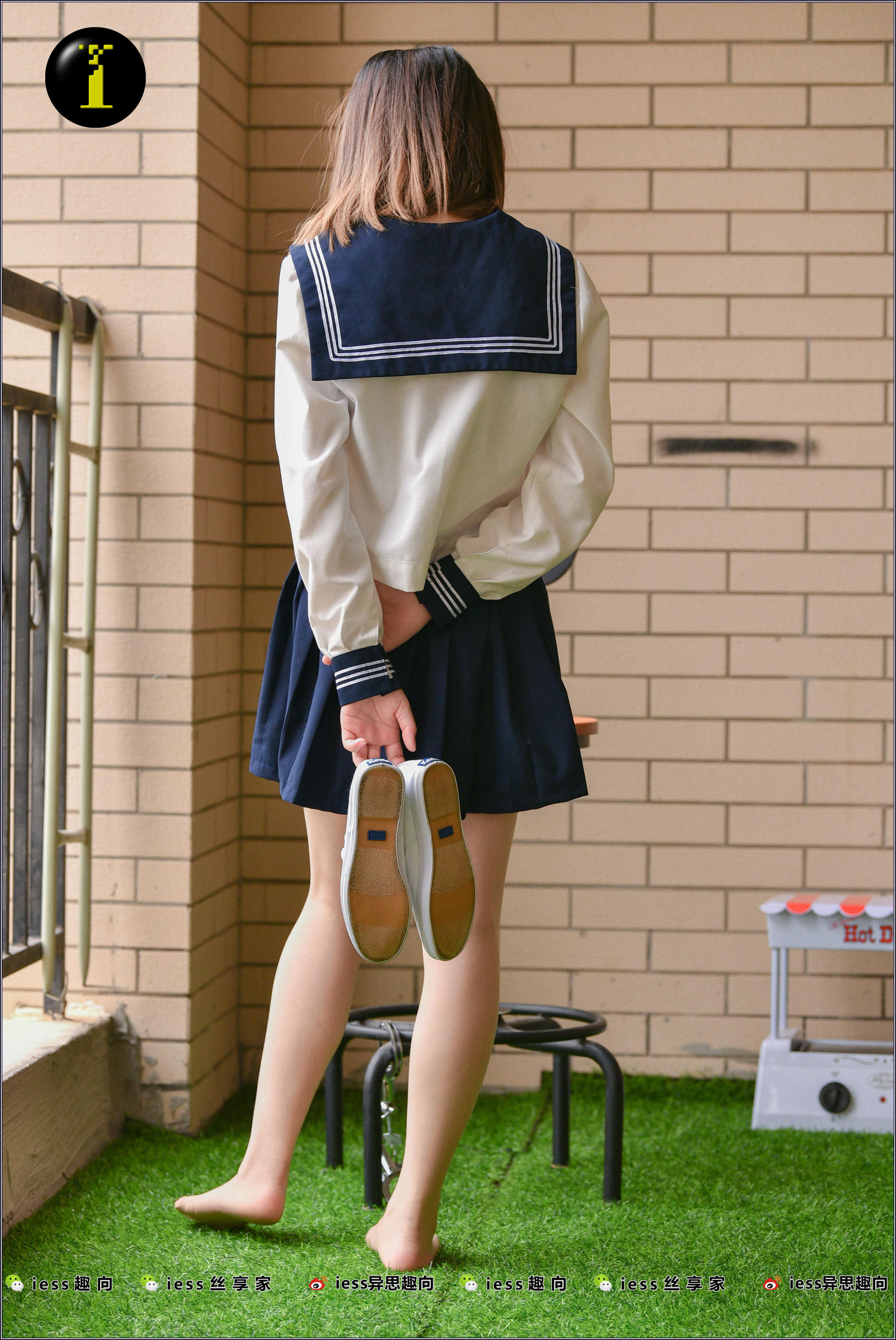 [IESS普惠集] 007 模特广炎 《JK服与小白鞋》