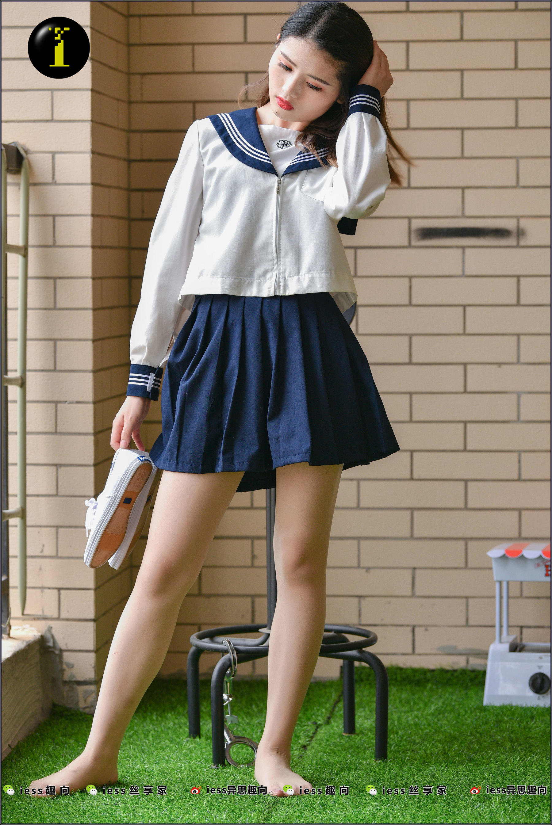 [IESS普惠集] 007 模特广炎 《JK服与小白鞋》