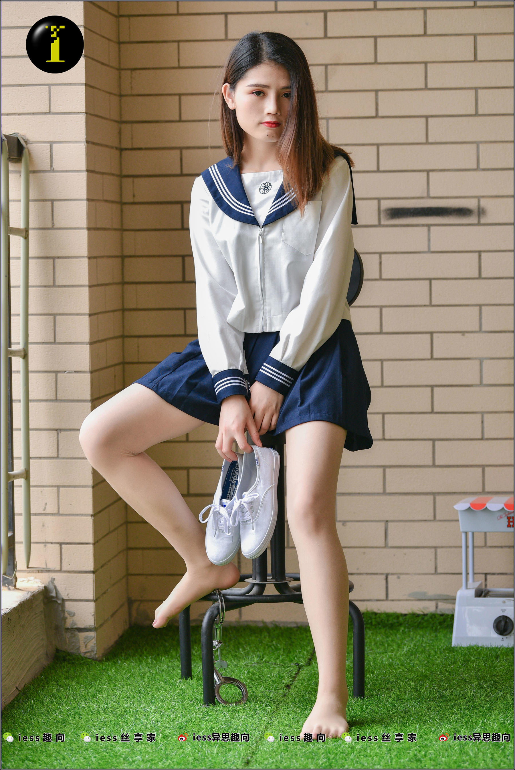 [IESS普惠集] 007 模特广炎 《JK服与小白鞋》