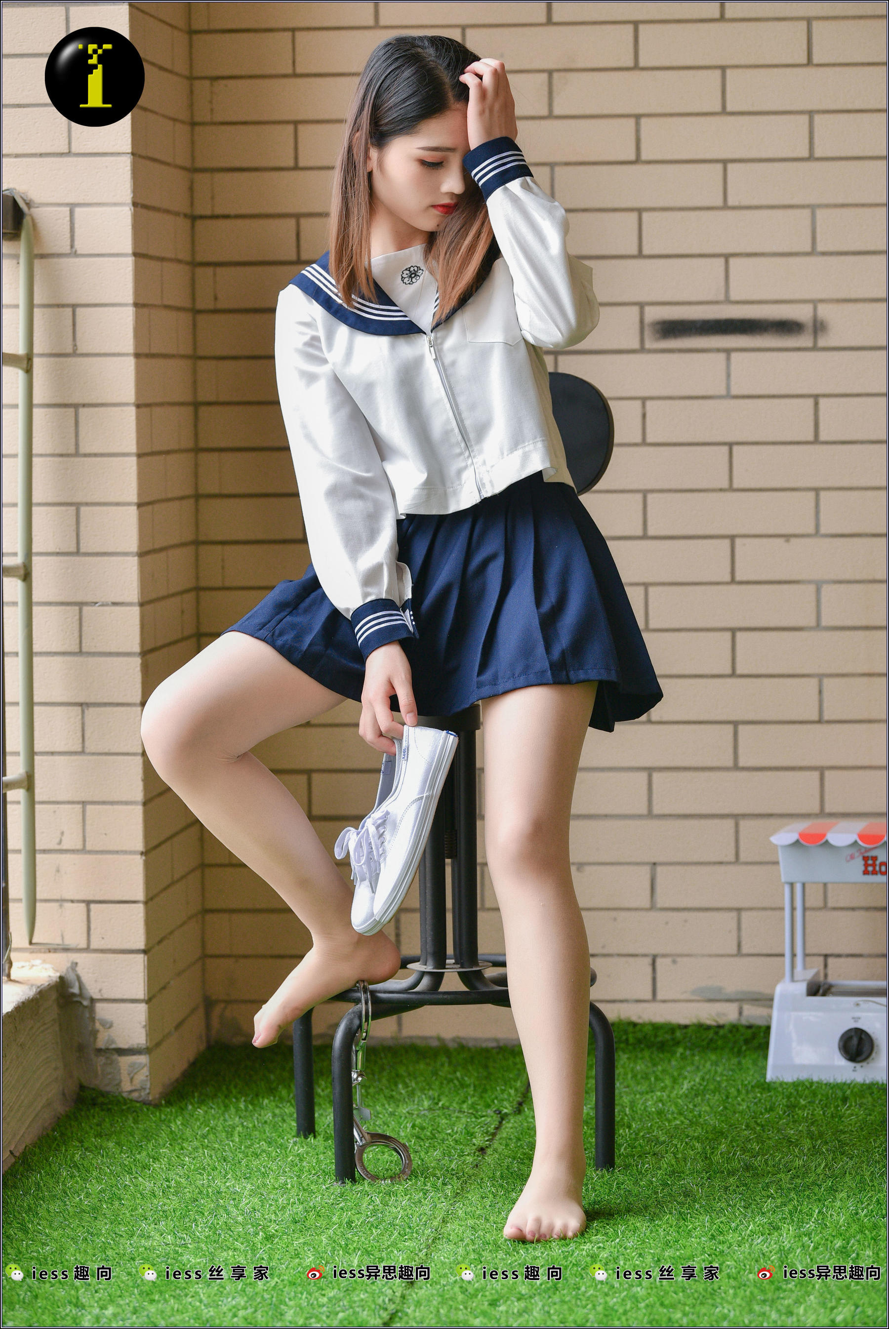 [IESS普惠集] 007 模特广炎 《JK服与小白鞋》
