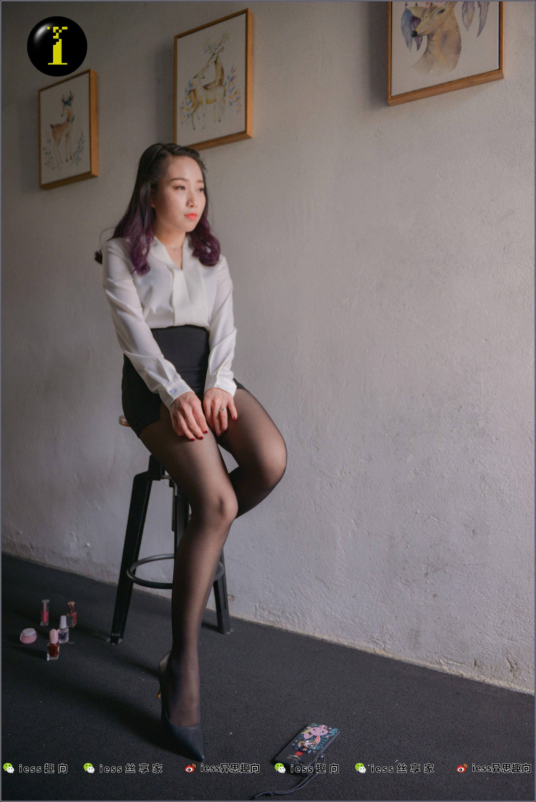 [IESS普惠集] 008 模特范美美 《范美美穿袜子》