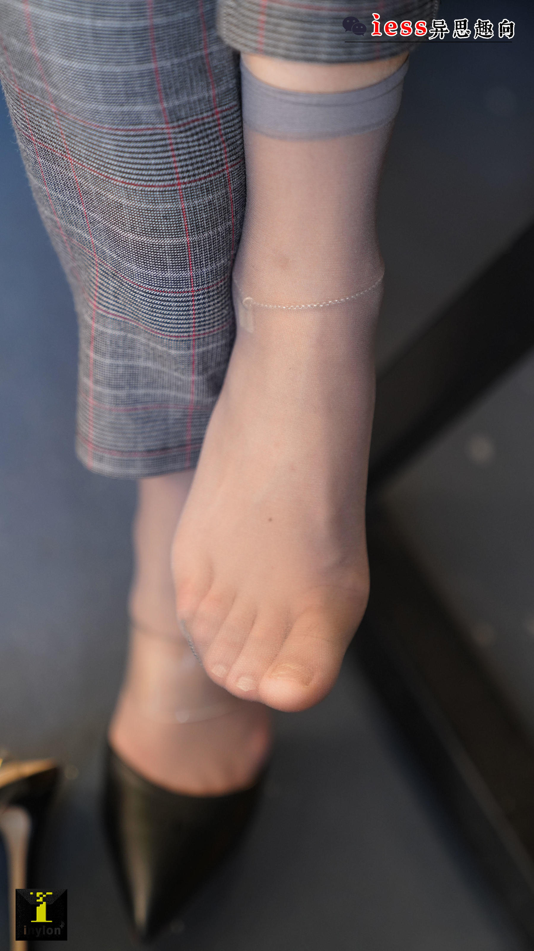 [IESS普惠集] 132 模特格格 《精彩的短灰丝特写》