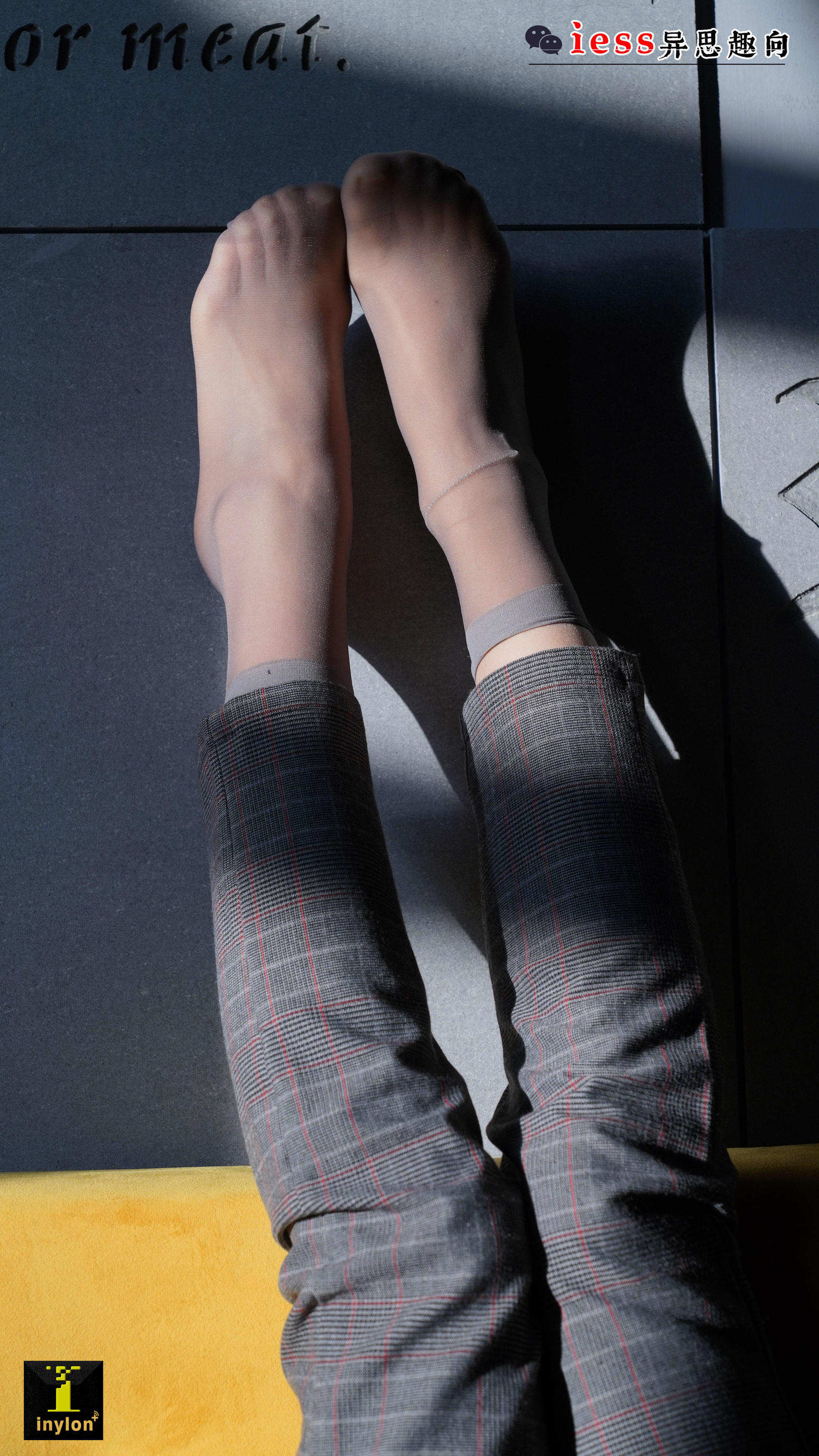 [IESS普惠集] 132 模特格格 《精彩的短灰丝特写》
