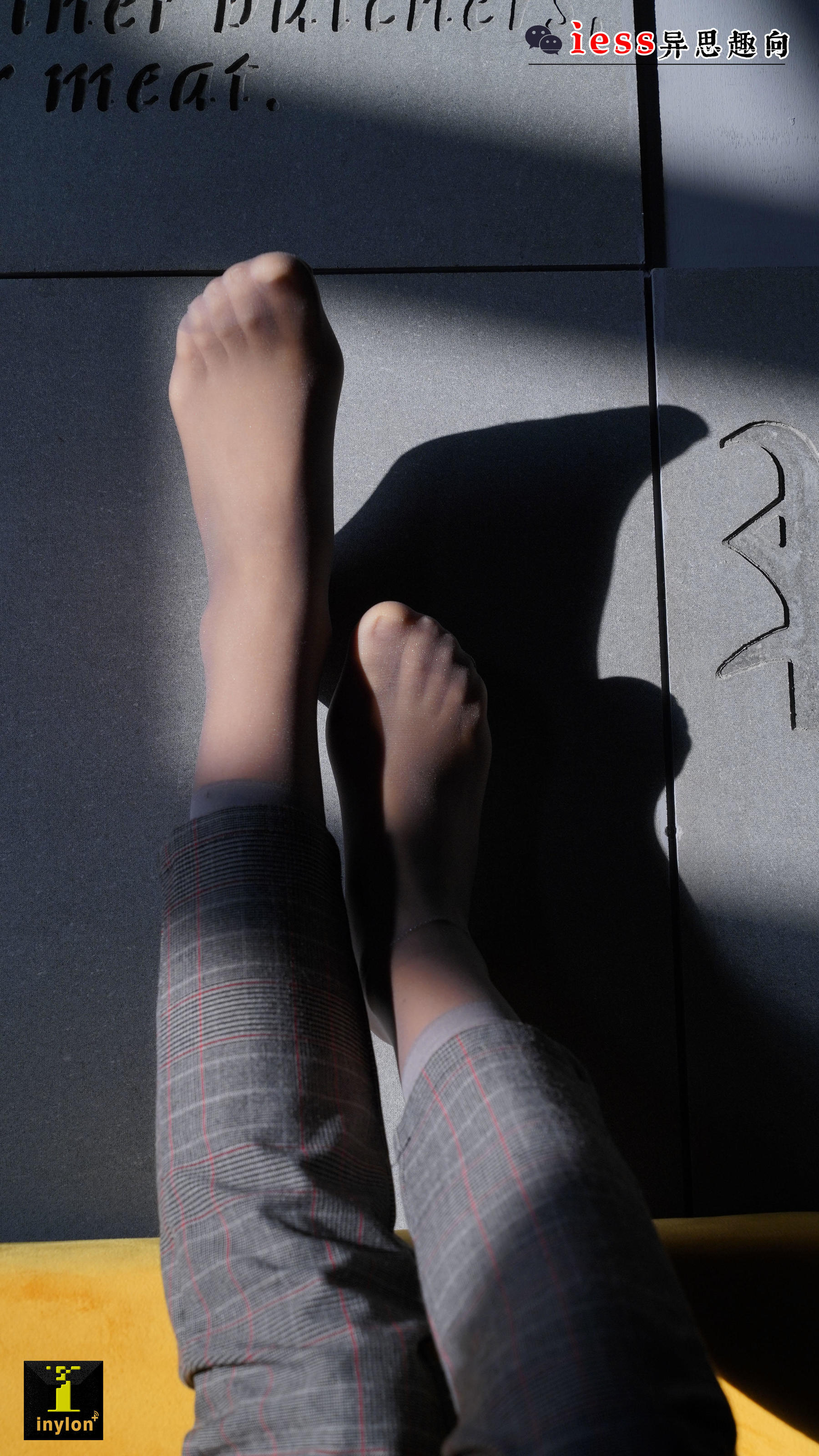 [IESS普惠集] 132 模特格格 《精彩的短灰丝特写》