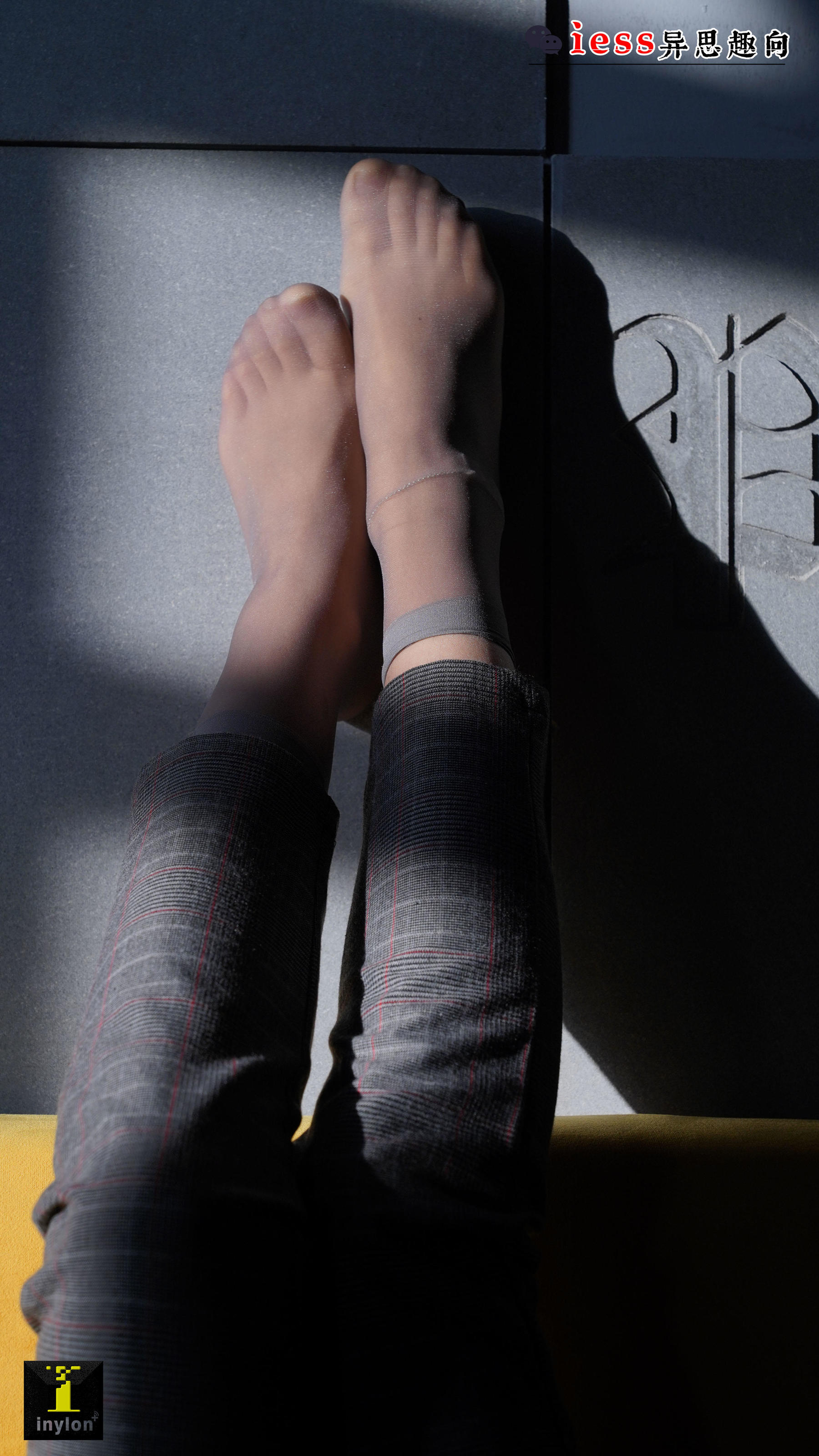 [IESS普惠集] 132 模特格格 《精彩的短灰丝特写》
