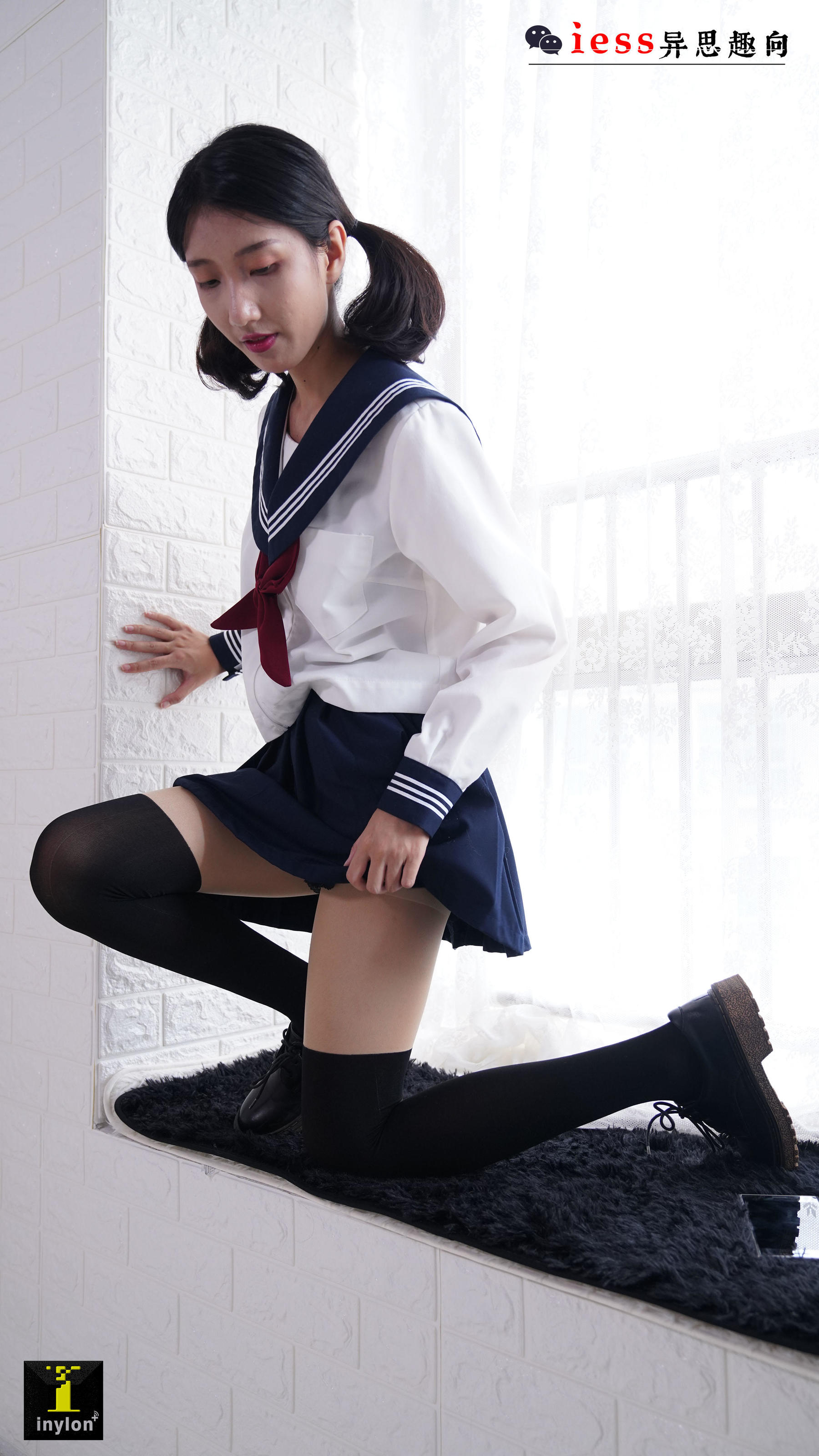 [IESS普惠集] 133 模特森爷 《假双短JK袜》