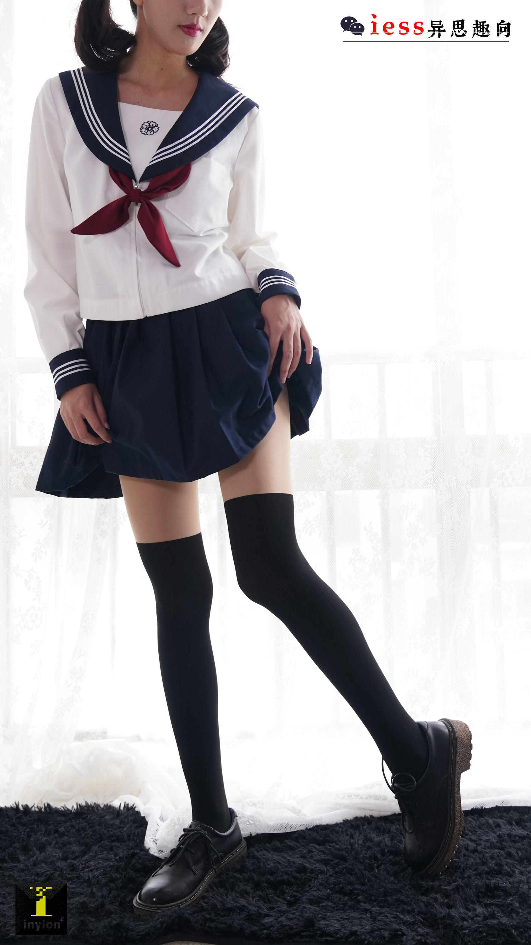 [IESS普惠集] 133 模特森爷 《假双短JK袜》