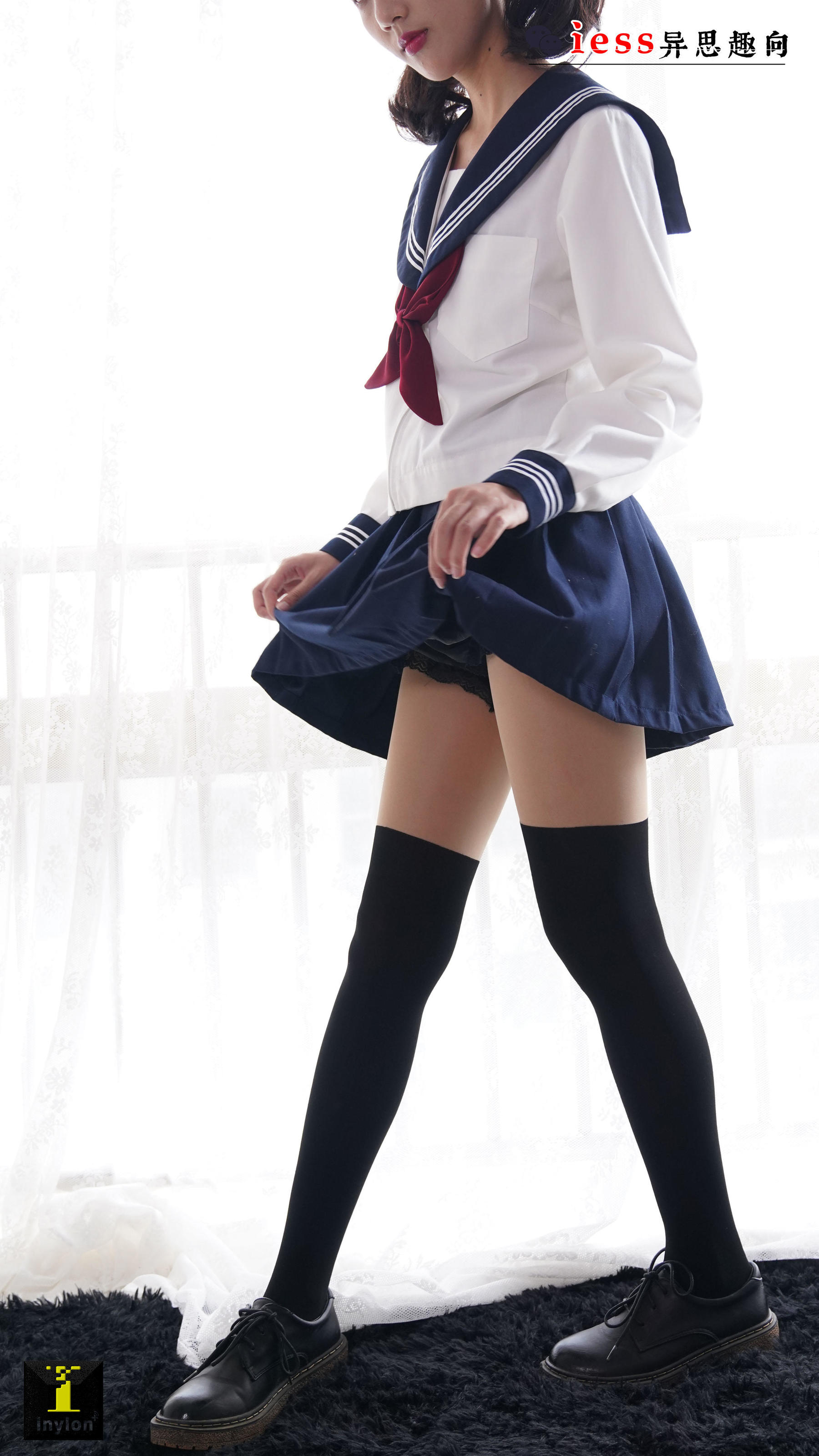 [IESS普惠集] 133 模特森爷 《假双短JK袜》